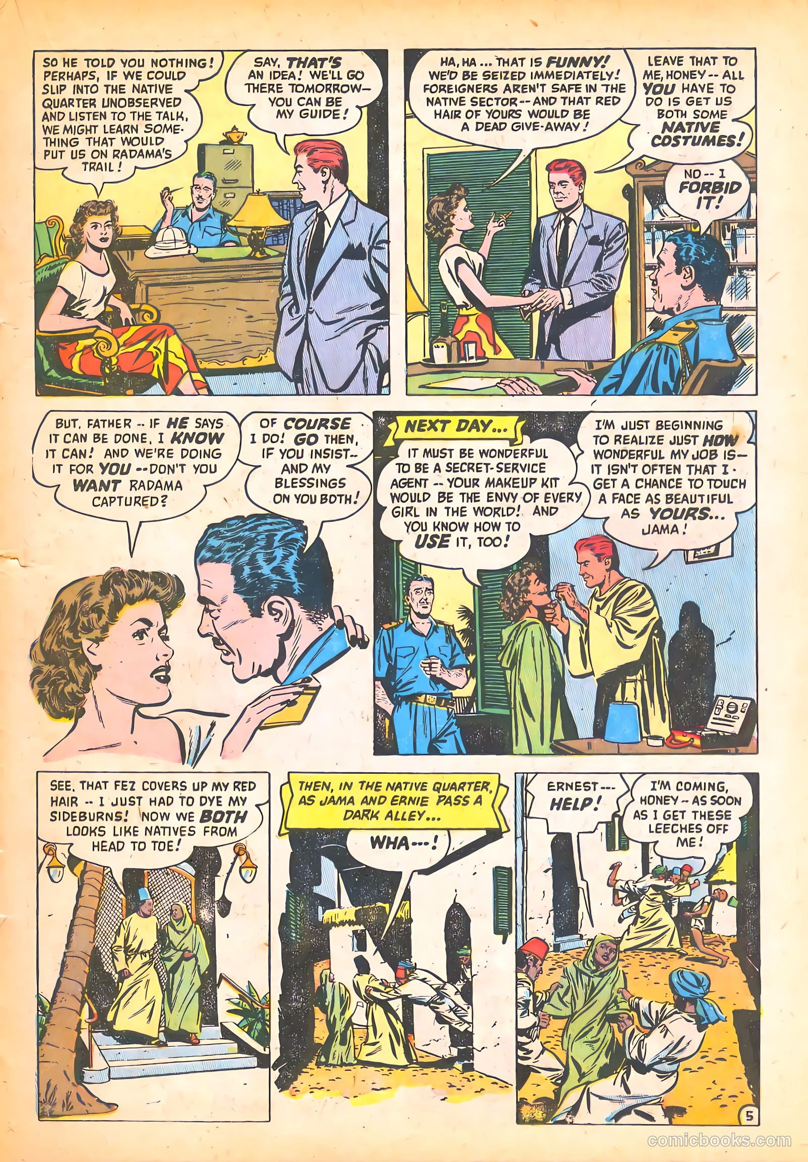 Spy-Hunters #6 (1950) — page 21 of 52