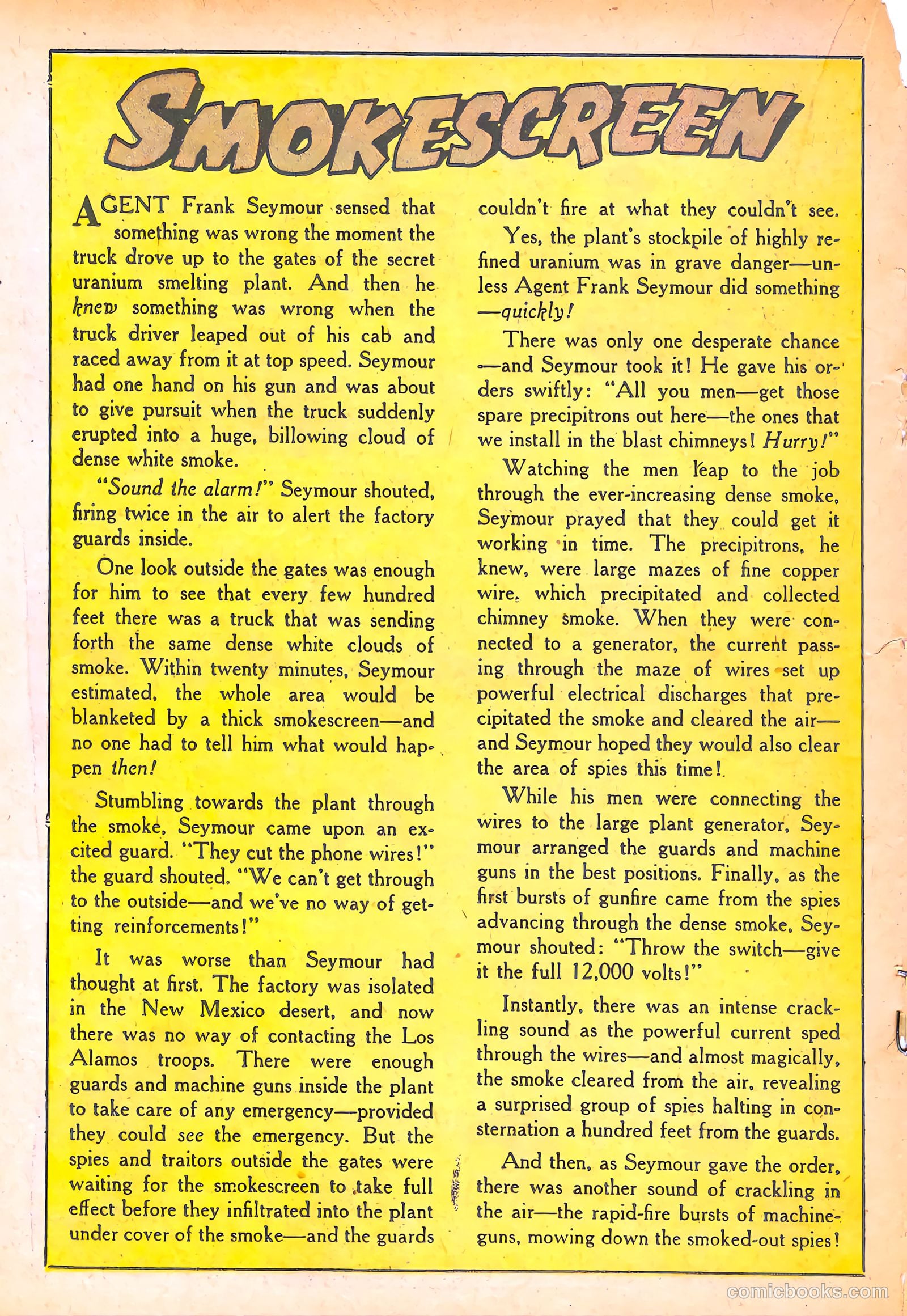 Spy-Hunters #6 (1950) — page 26 of 52