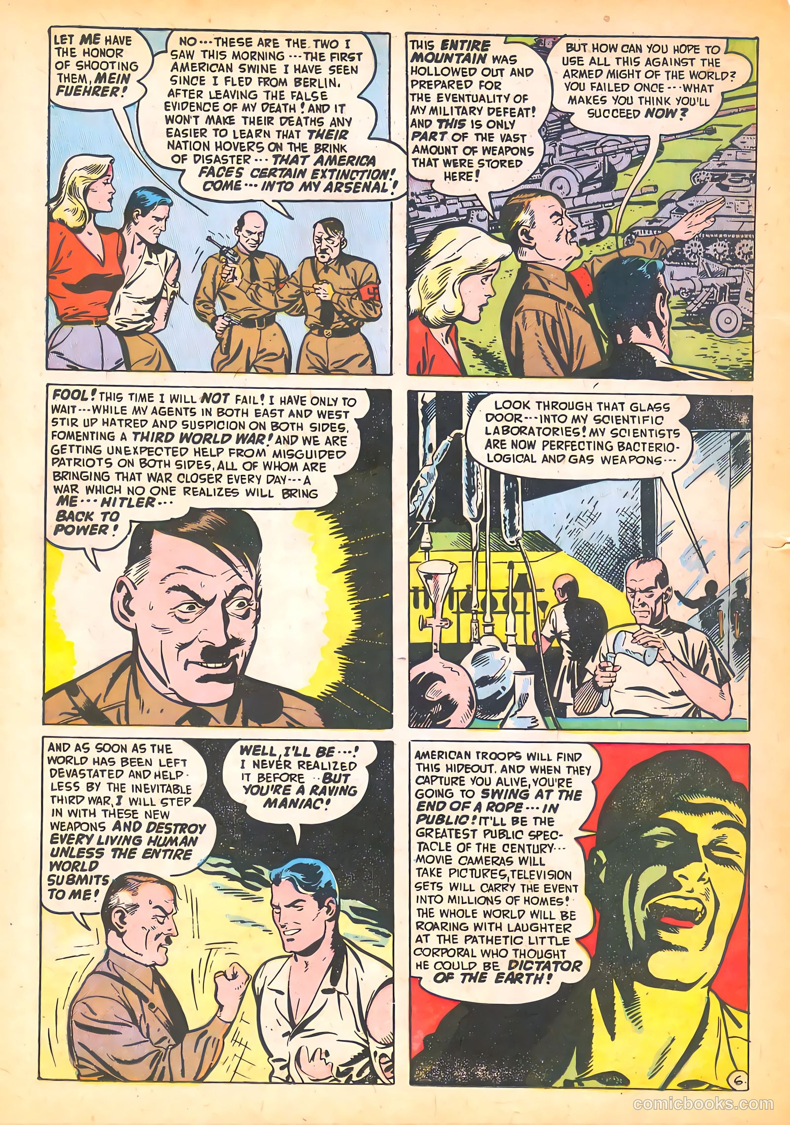 Spy-Hunters #6 (1950) — page 32 of 52