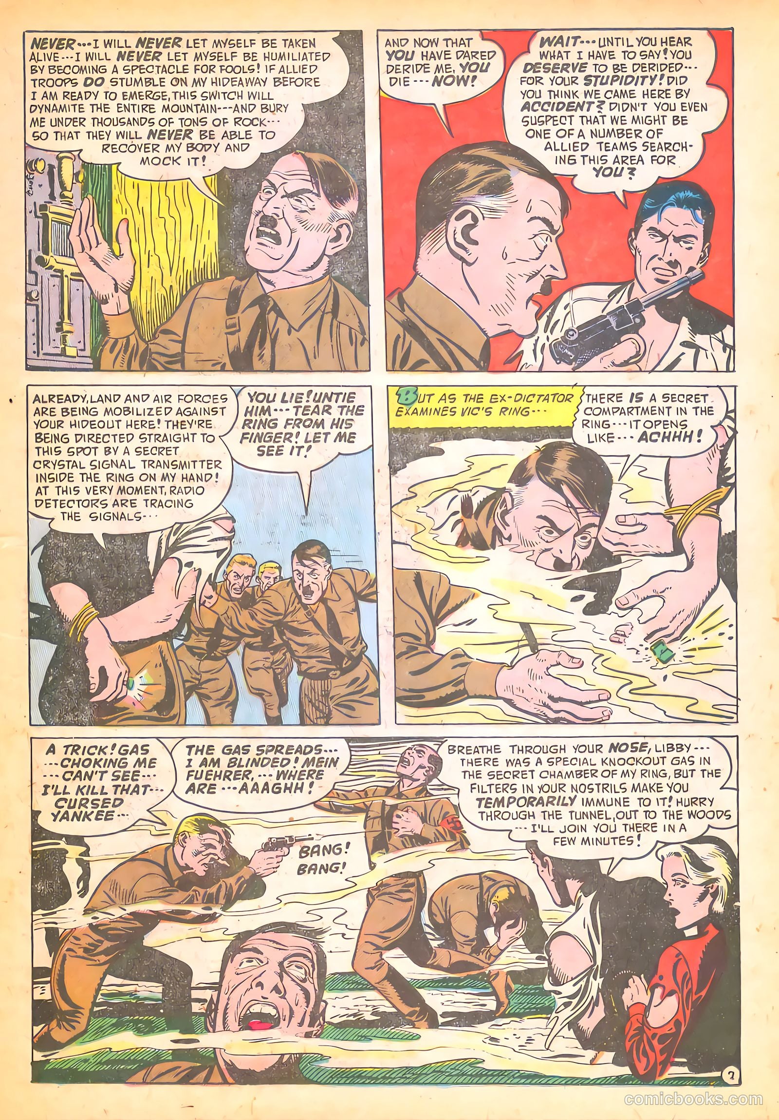 Spy-Hunters #6 (1950) — page 33 of 52