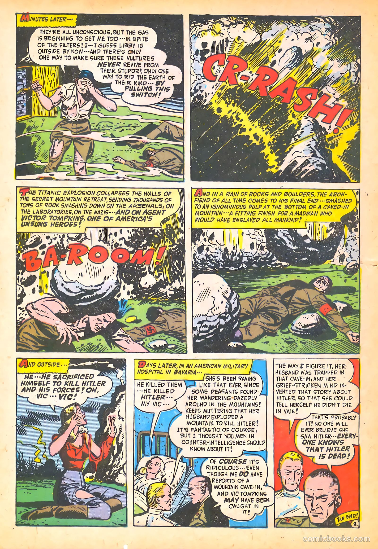 Spy-Hunters #6 (1950) — page 34 of 52