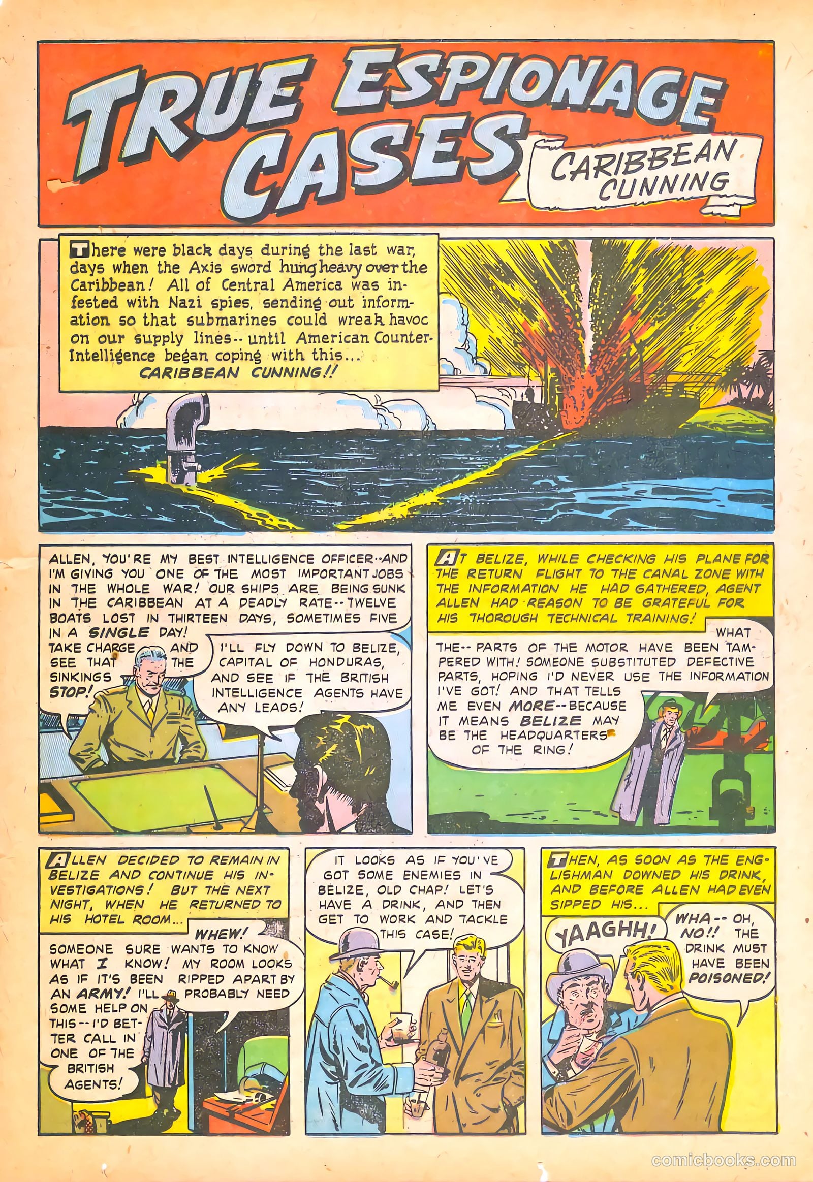 Spy-Hunters #6 (1950) — page 37 of 52