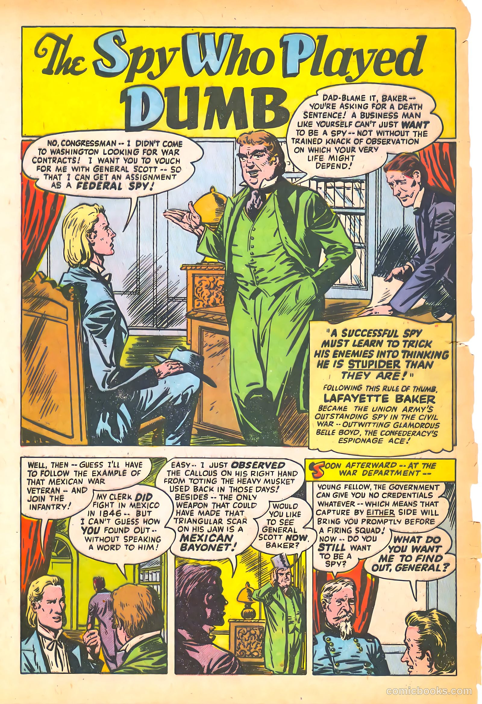Spy-Hunters #6 (1950) — page 48 of 52