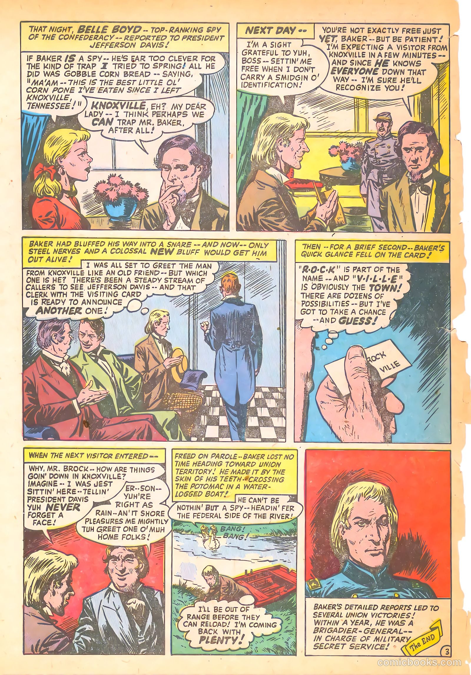 Spy-Hunters #6 (1950) — page 50 of 52