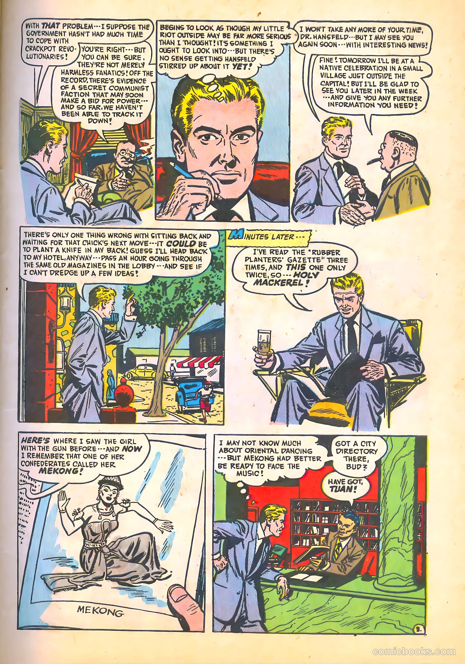 Spy-Hunters #7 (1950) — page 5 of 52