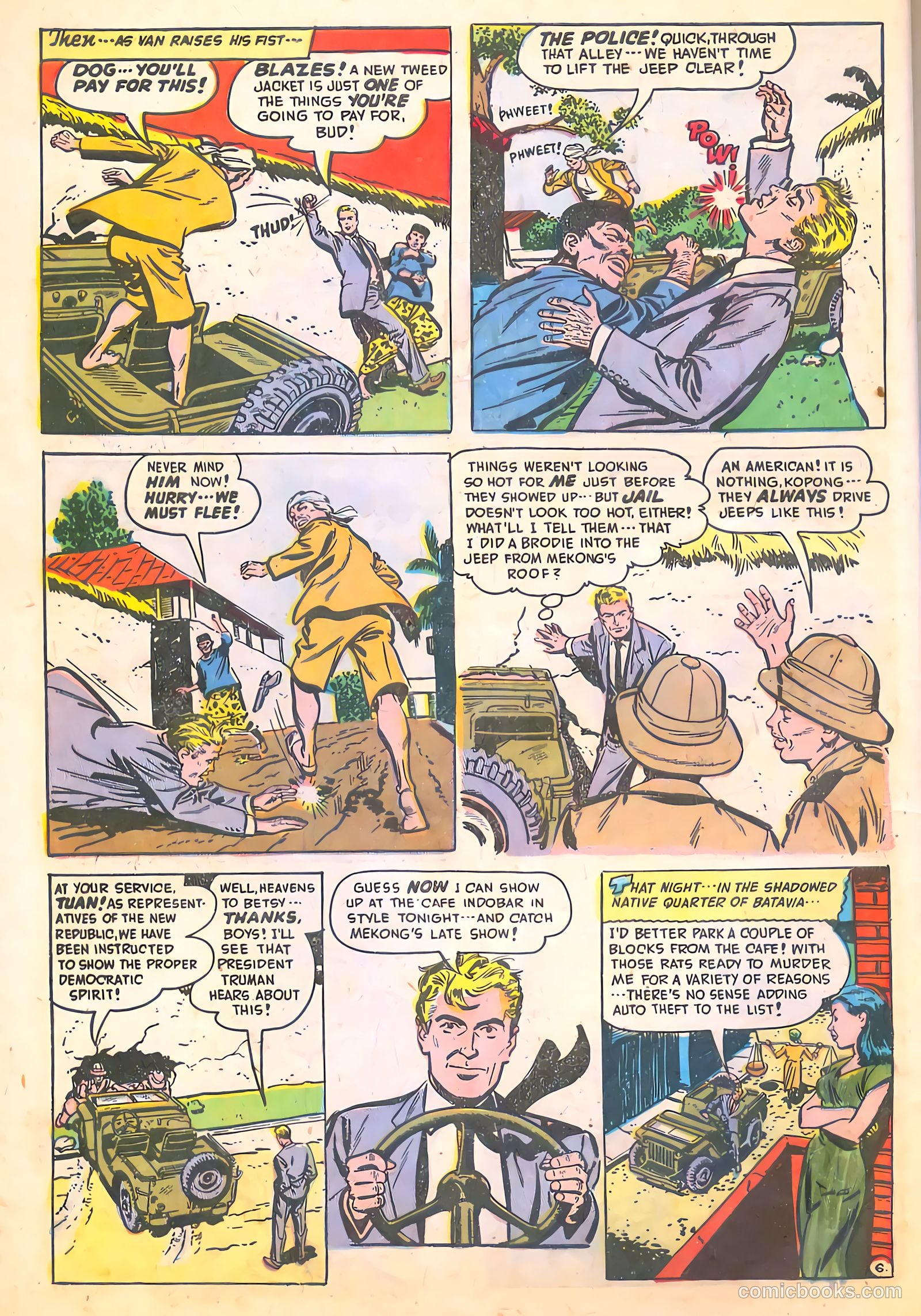 Spy-Hunters #7 (1950) — page 8 of 52