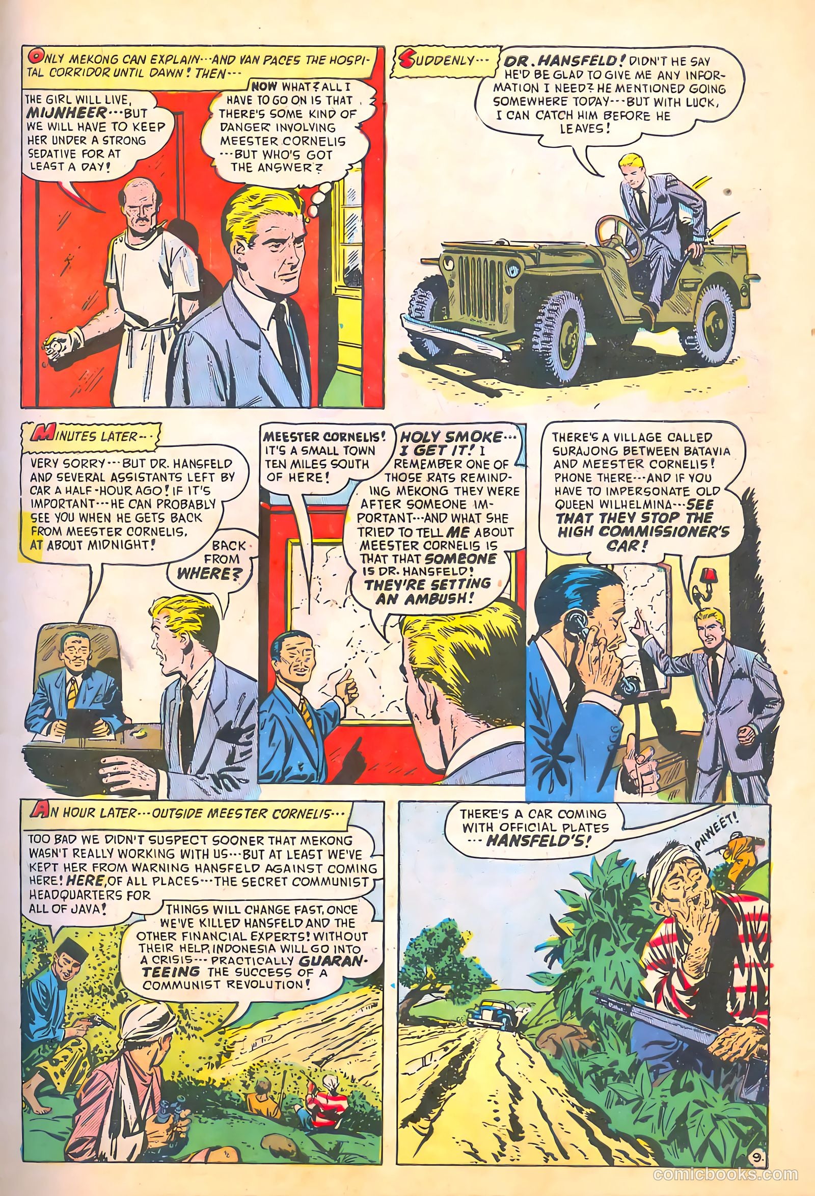 Spy-Hunters #7 (1950) — page 11 of 52