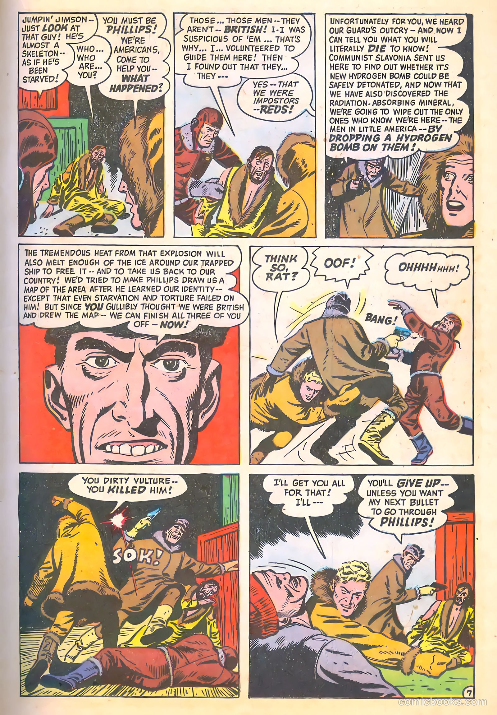 Spy-Hunters #7 (1950) — page 21 of 52