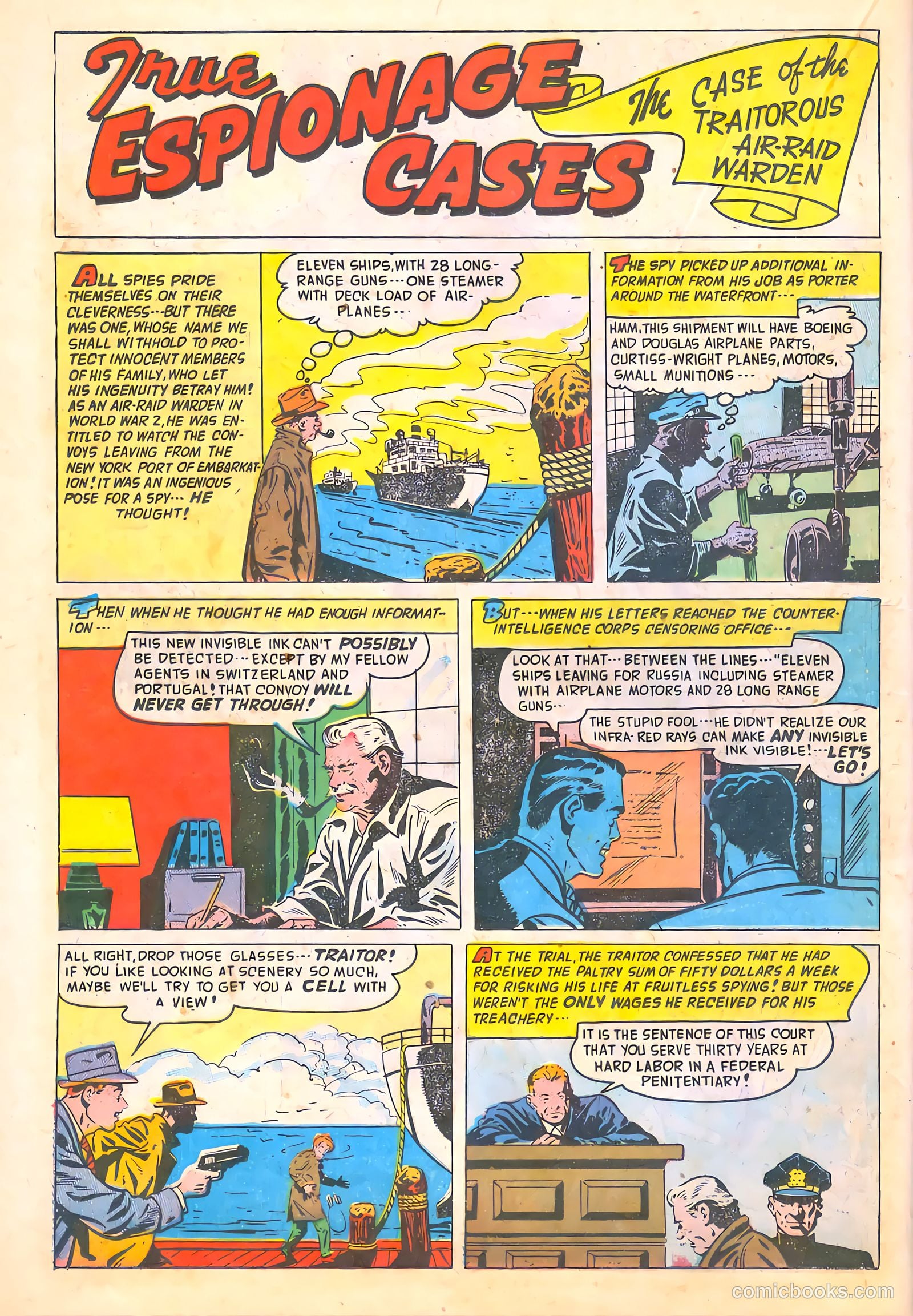 Spy-Hunters #7 (1950) — page 26 of 52