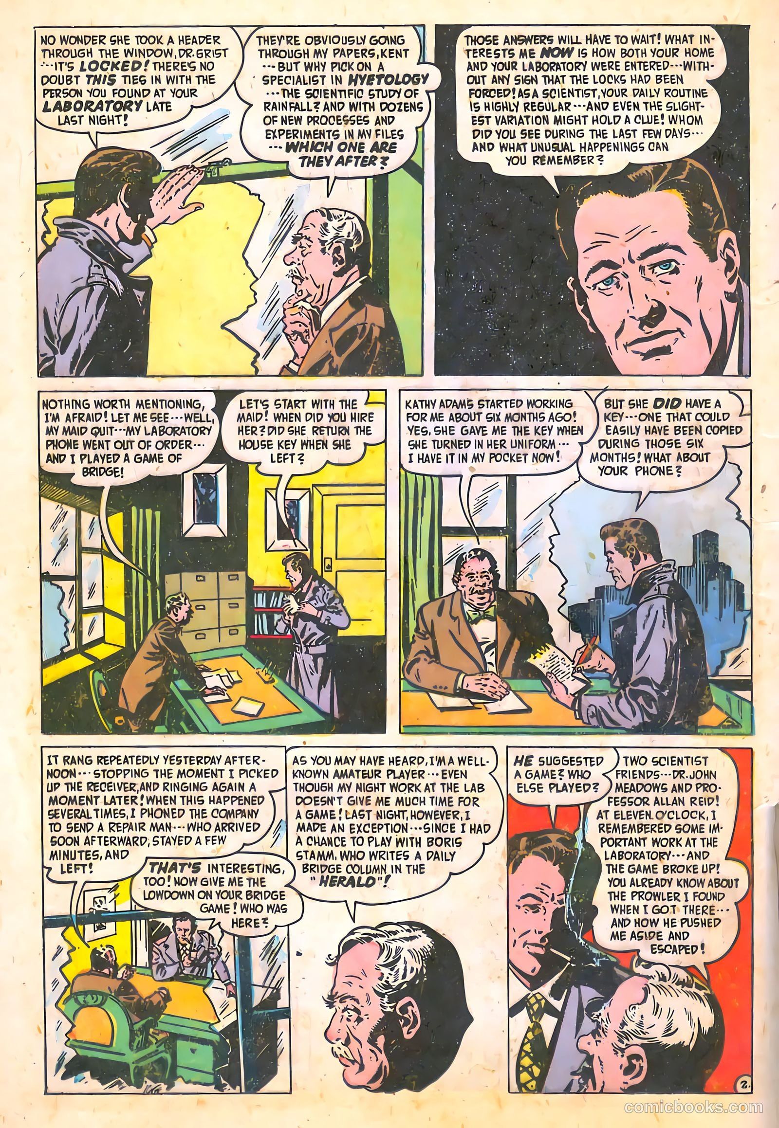 Spy-Hunters #7 (1950) — page 28 of 52