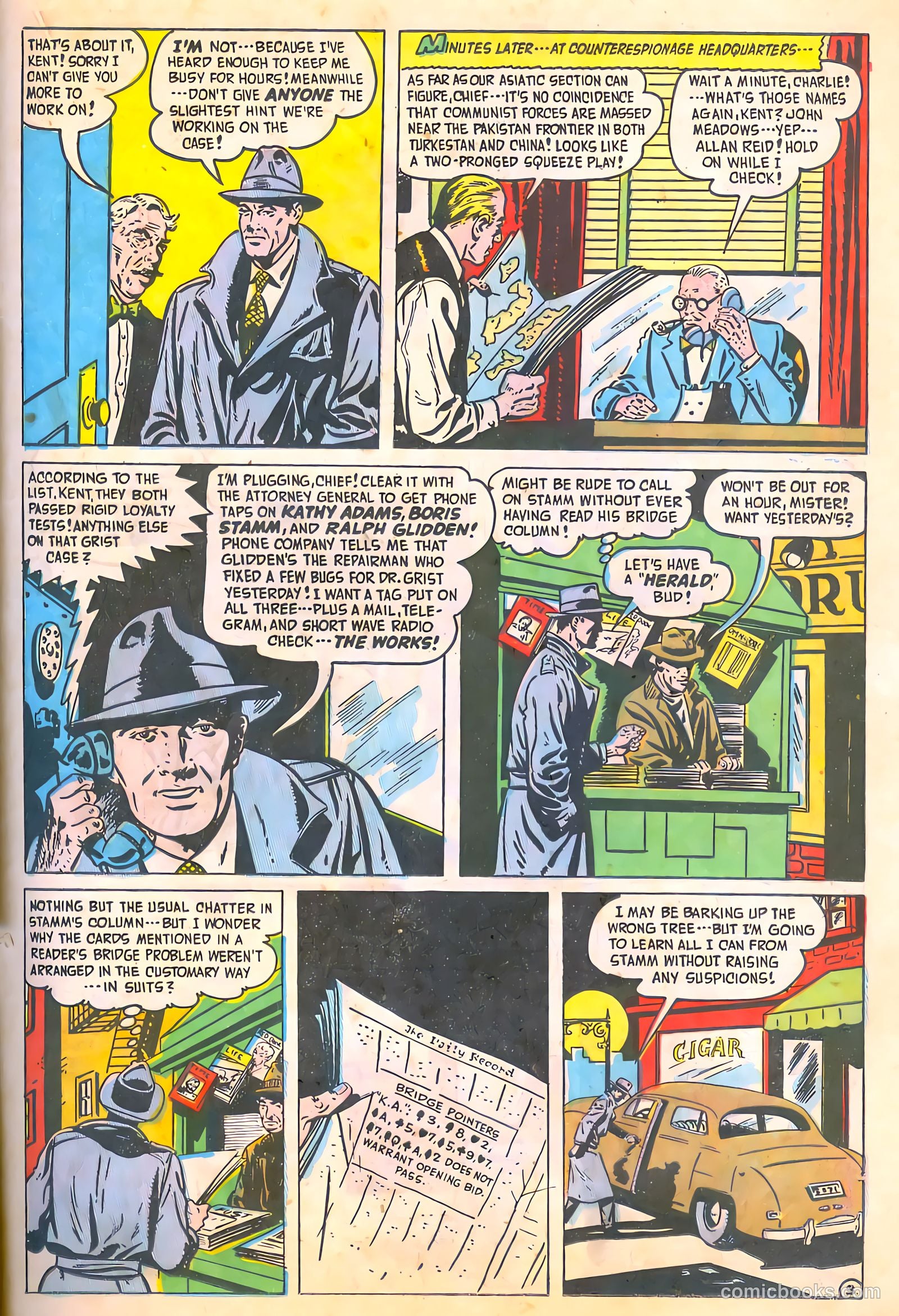 Spy-Hunters #7 (1950) — page 29 of 52
