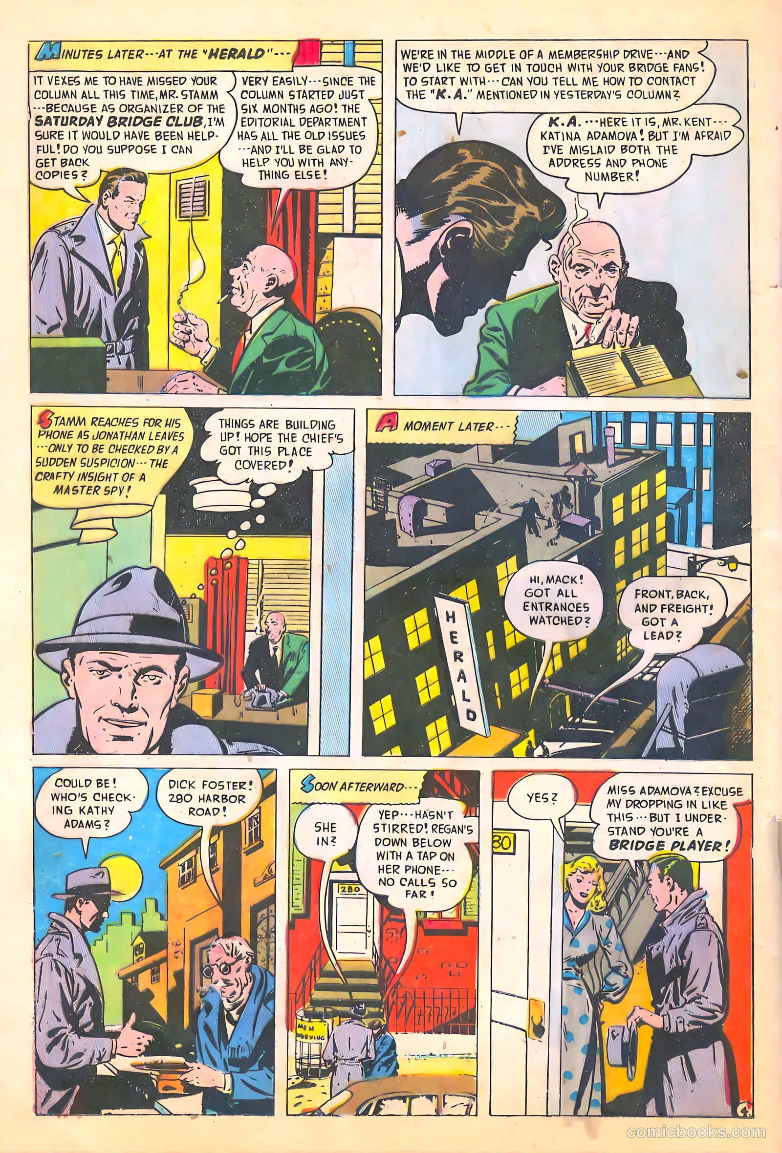 Spy-Hunters #7 (1950) — page 30 of 52