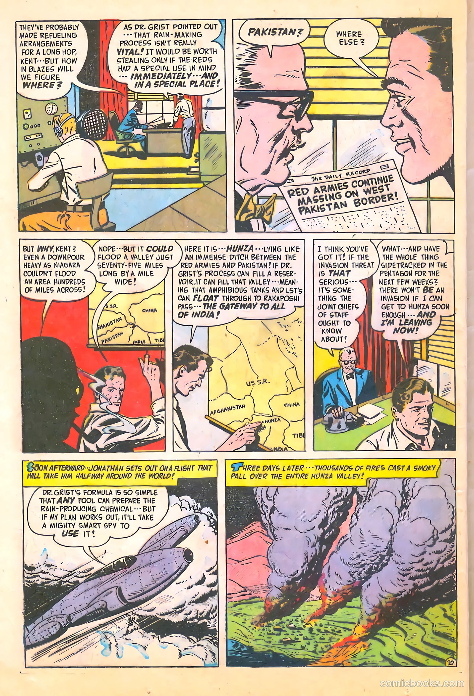 Spy-Hunters #7 (1950) — page 36 of 52