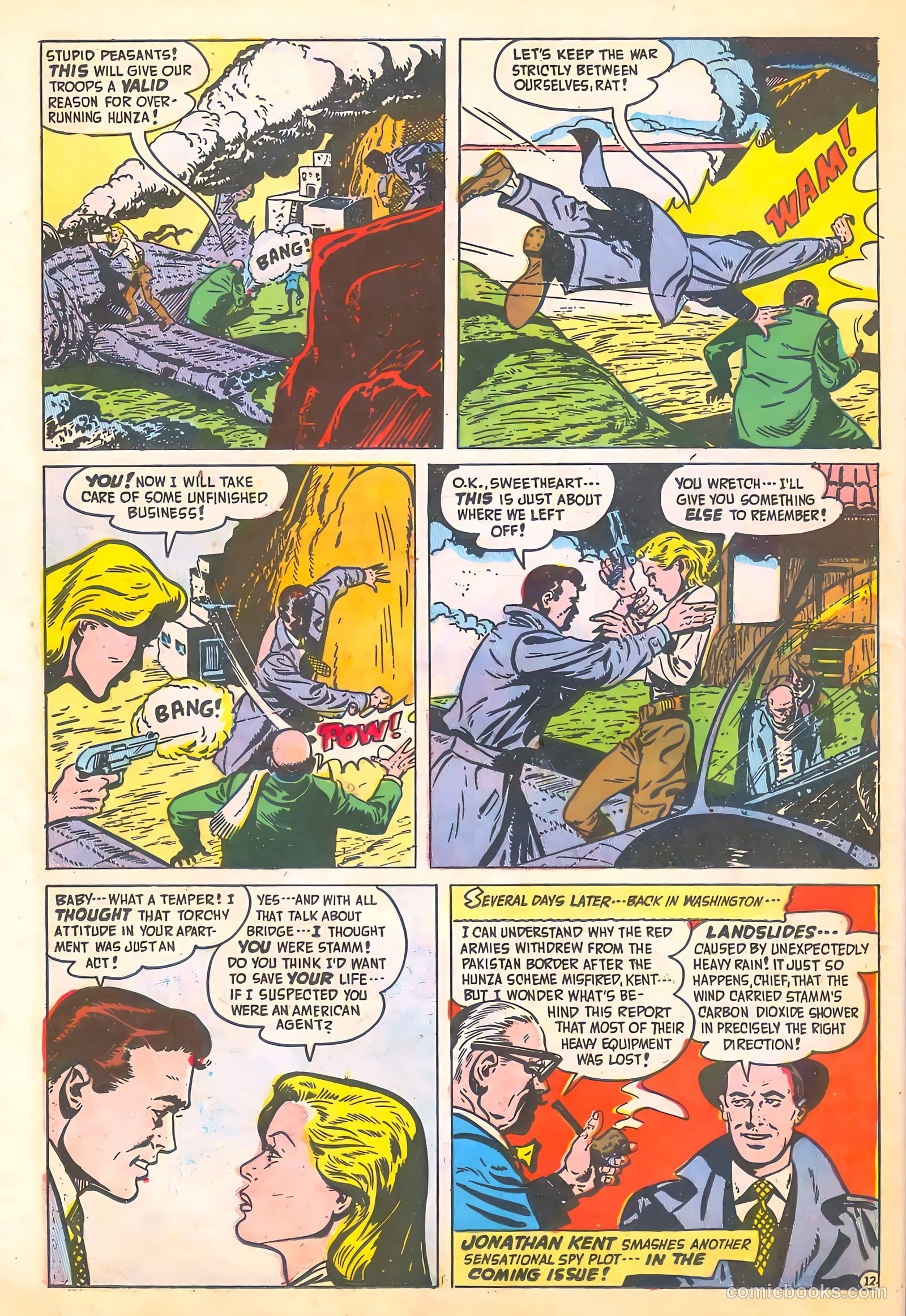 Spy-Hunters #7 (1950) — page 38 of 52