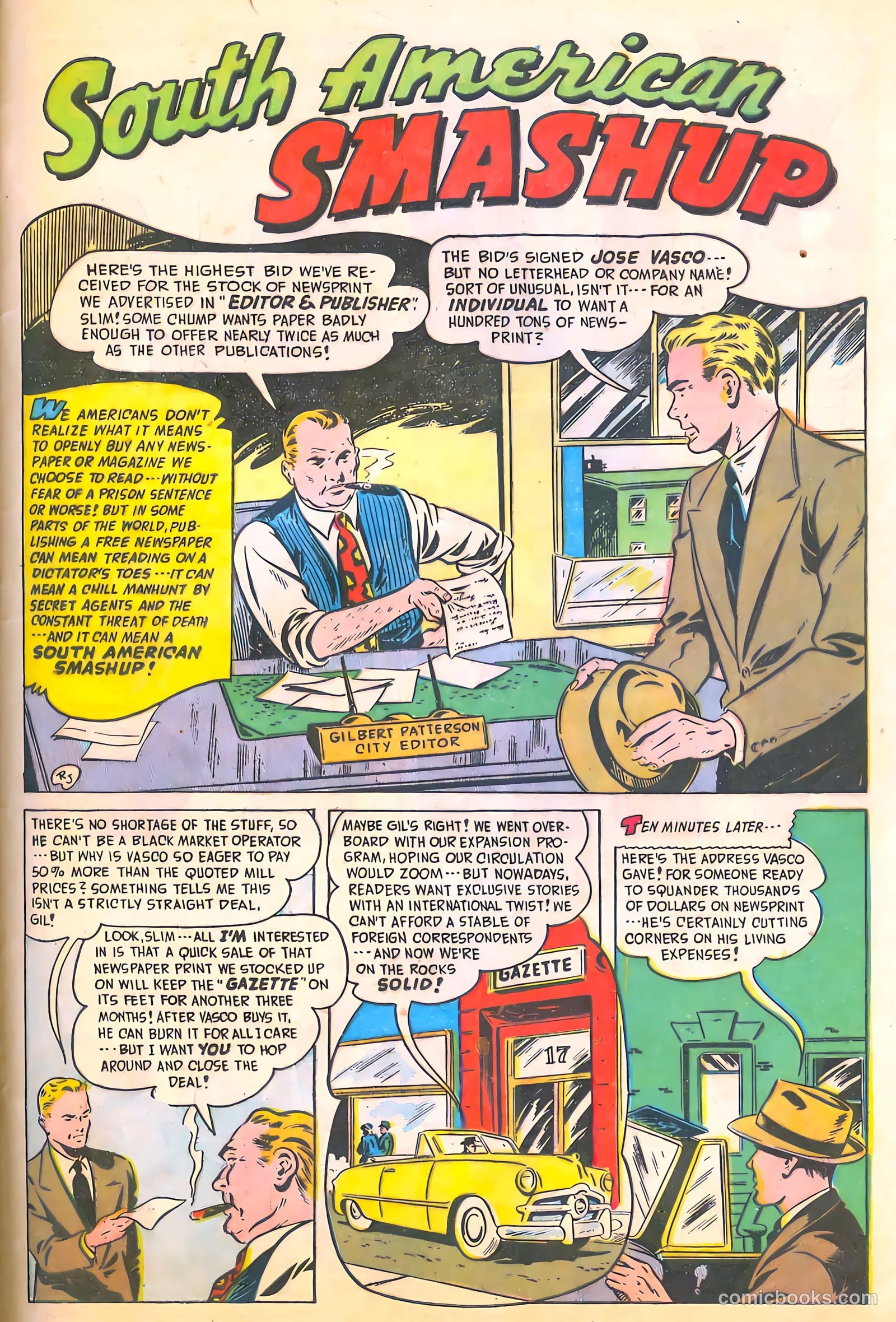 Spy-Hunters #7 (1950) — page 41 of 52