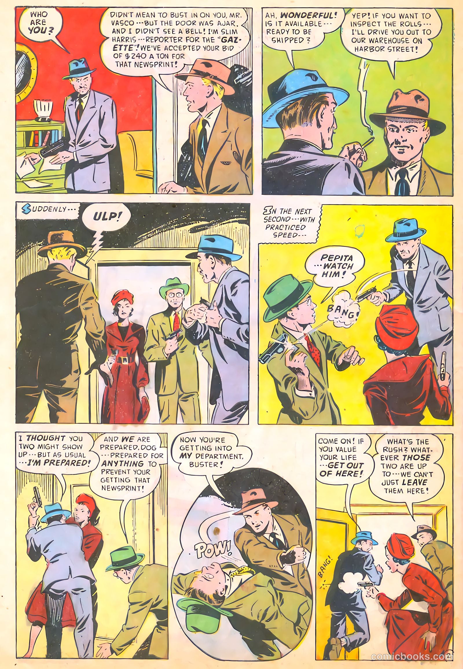 Spy-Hunters #7 (1950) — page 42 of 52