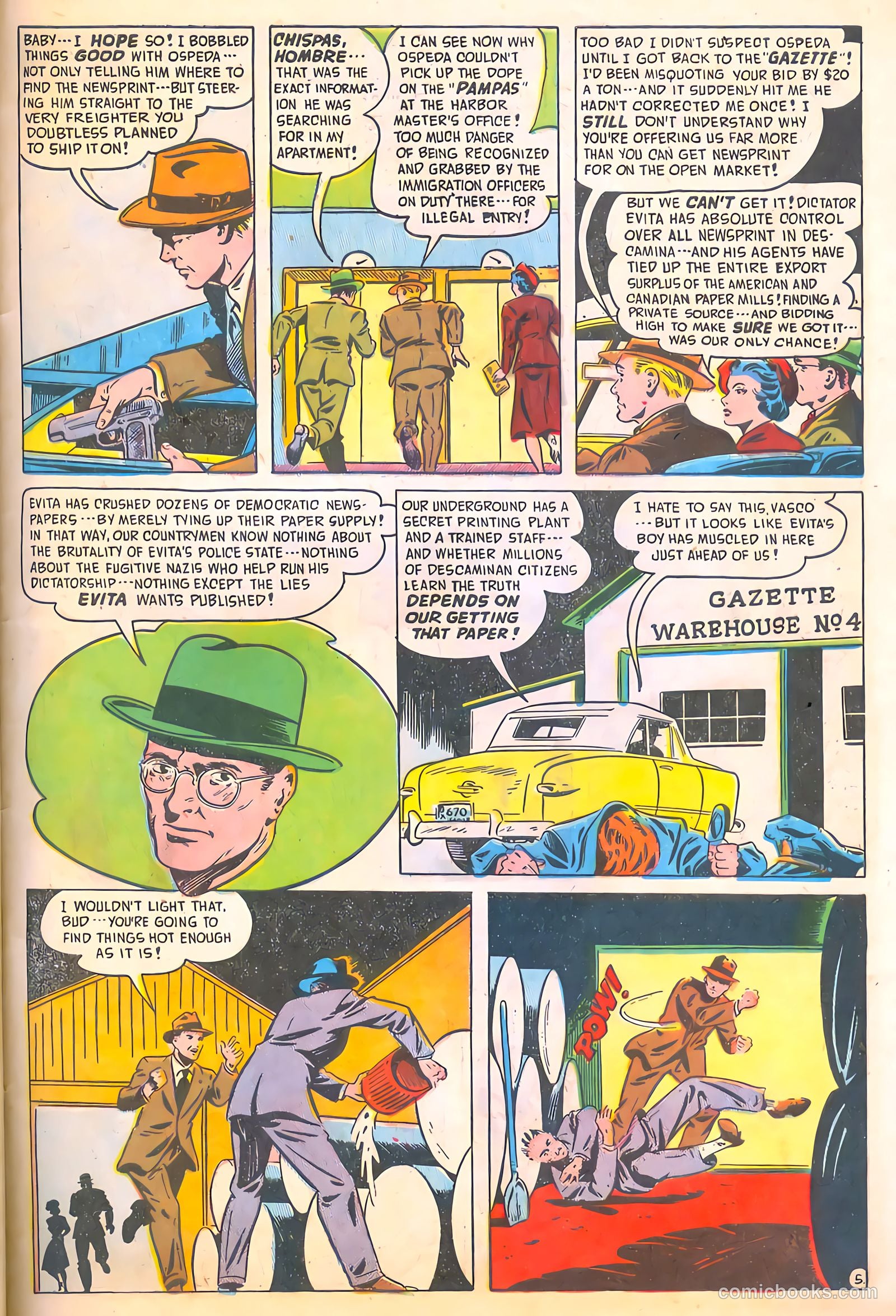 Spy-Hunters #7 (1950) — page 45 of 52