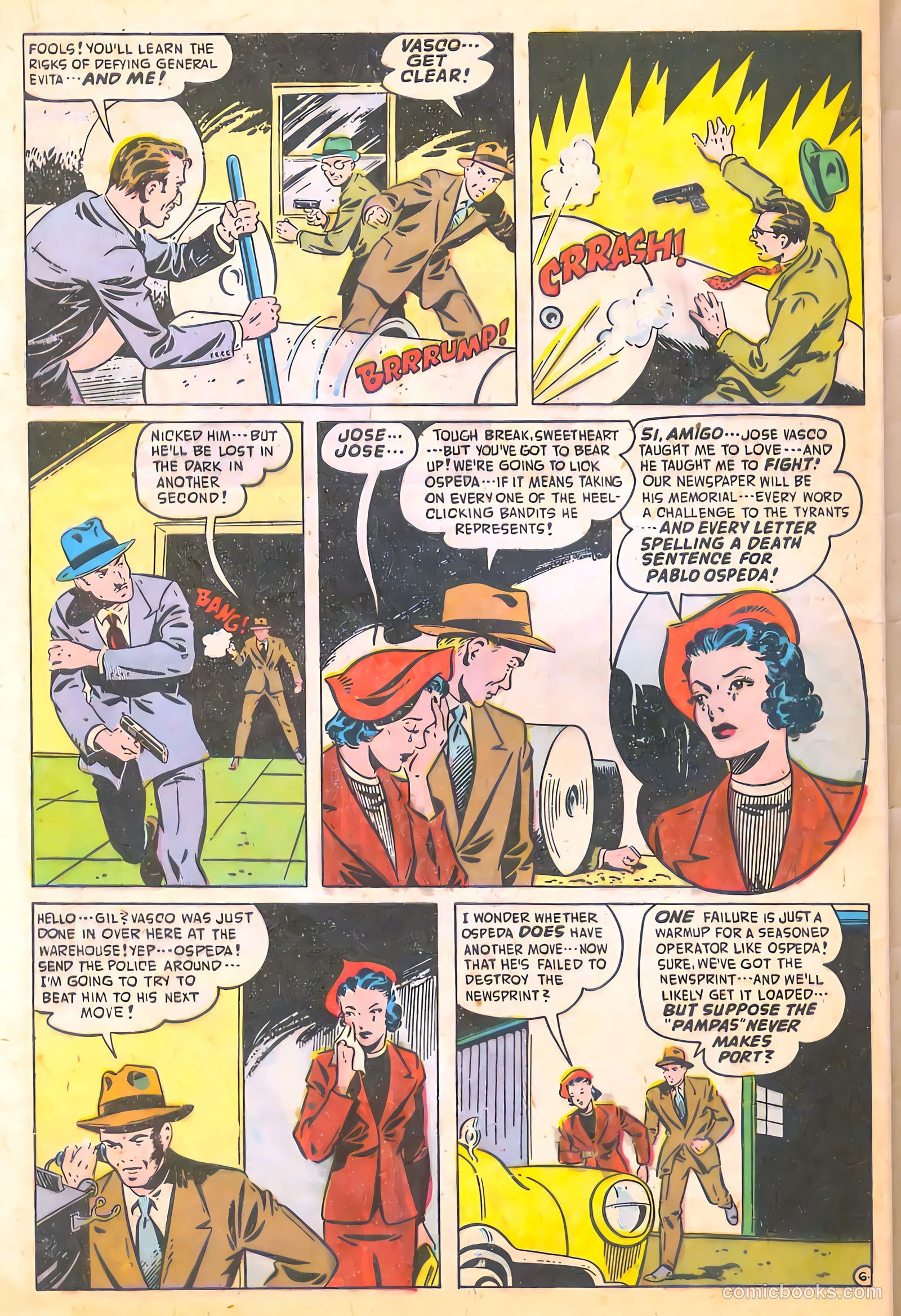 Spy-Hunters #7 (1950) — page 46 of 52