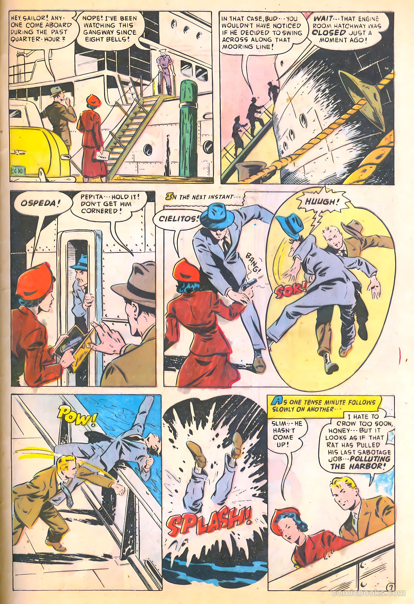 Spy-Hunters #7 (1950) — page 47 of 52