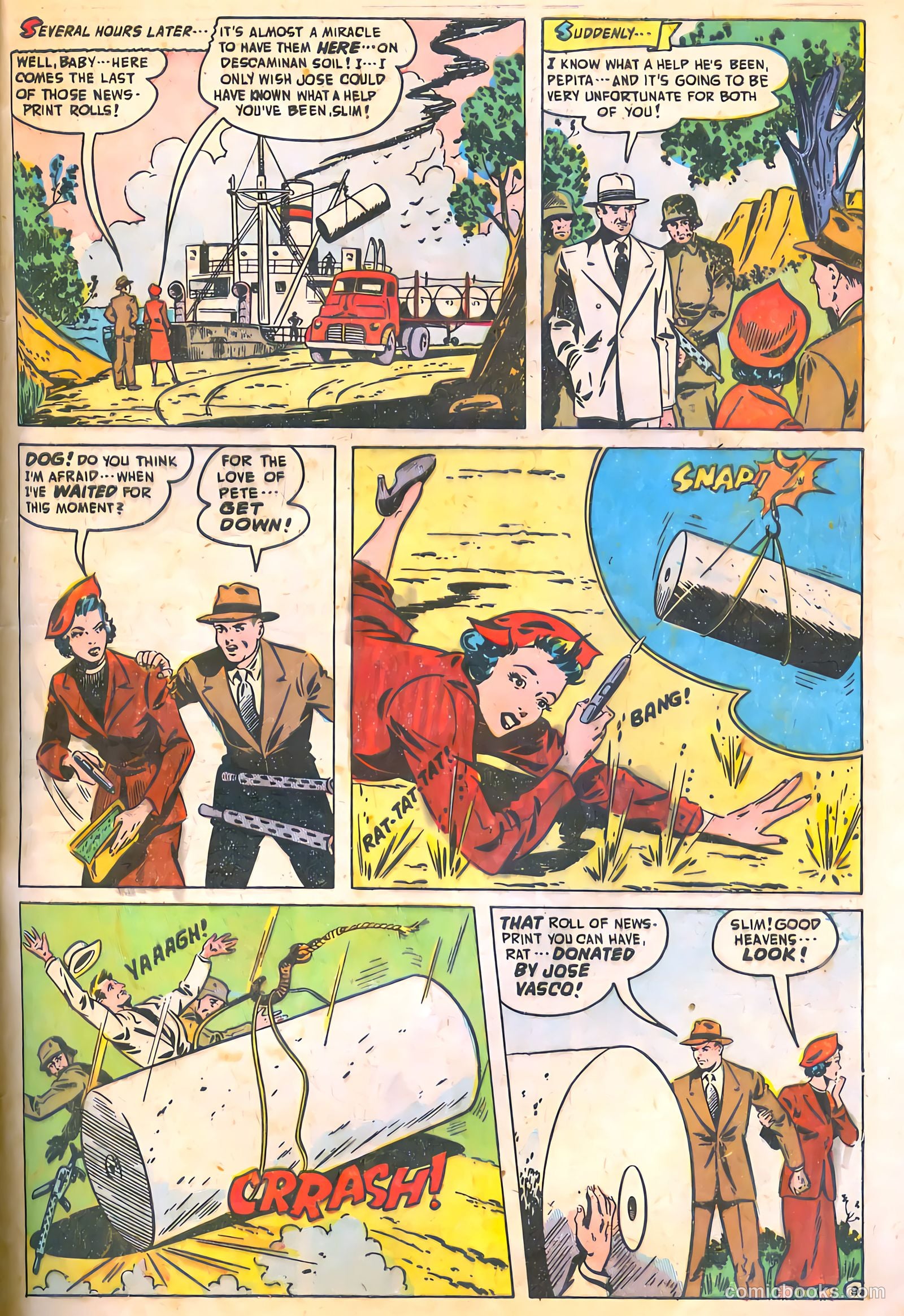 Spy-Hunters #7 (1950) — page 49 of 52
