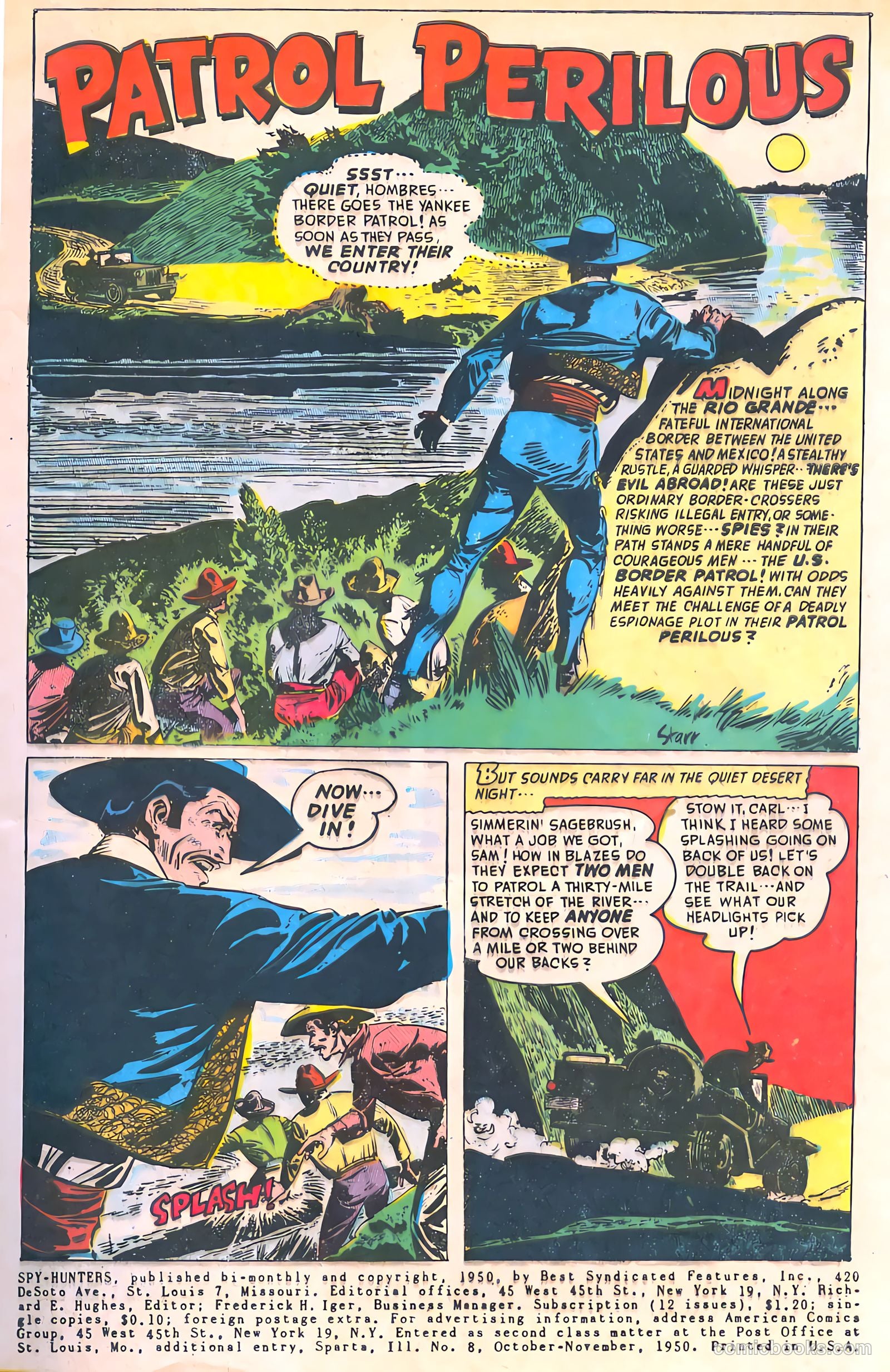 Spy-Hunters #8 (1950) — page 3 of 52