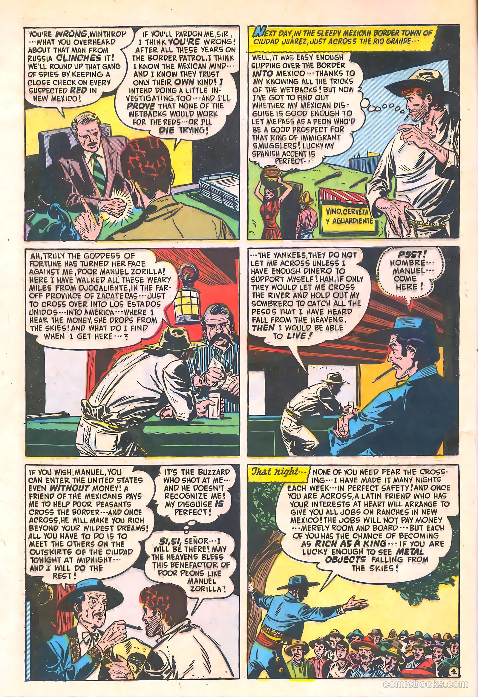 Spy-Hunters #8 (1950) — page 6 of 52