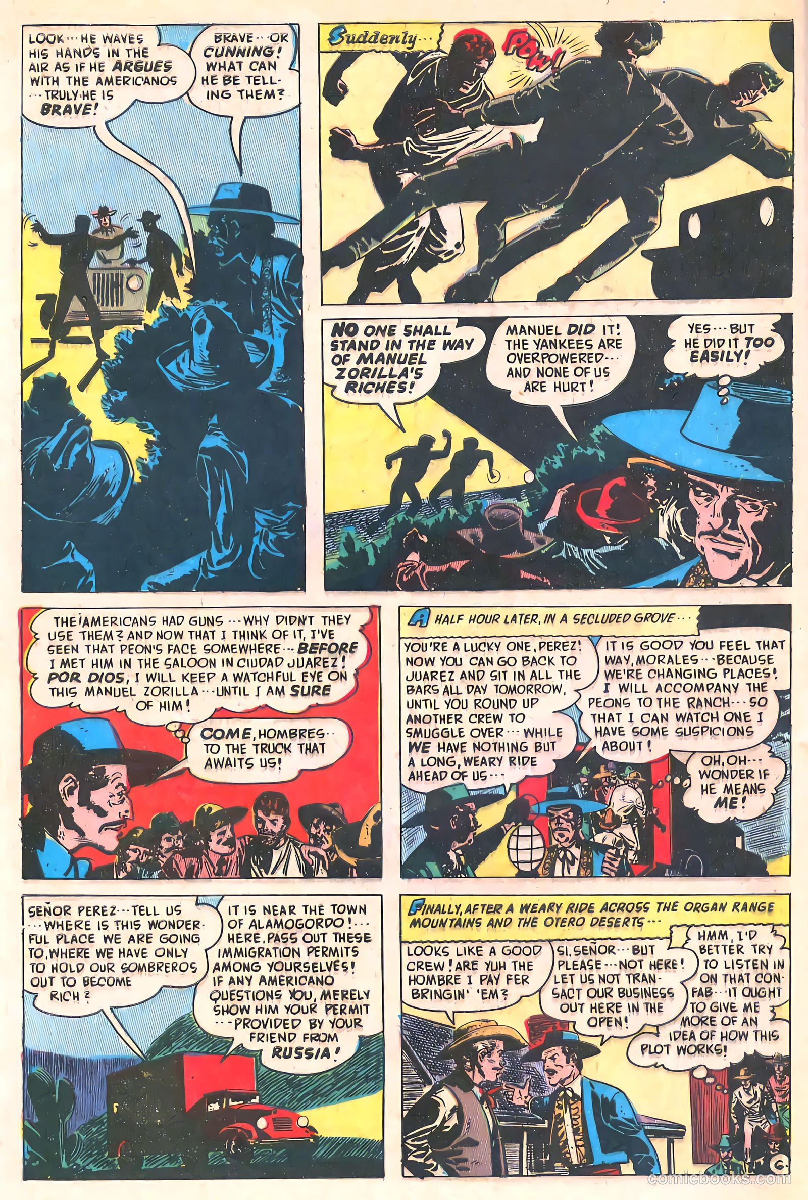 Spy-Hunters #8 (1950) — page 8 of 52