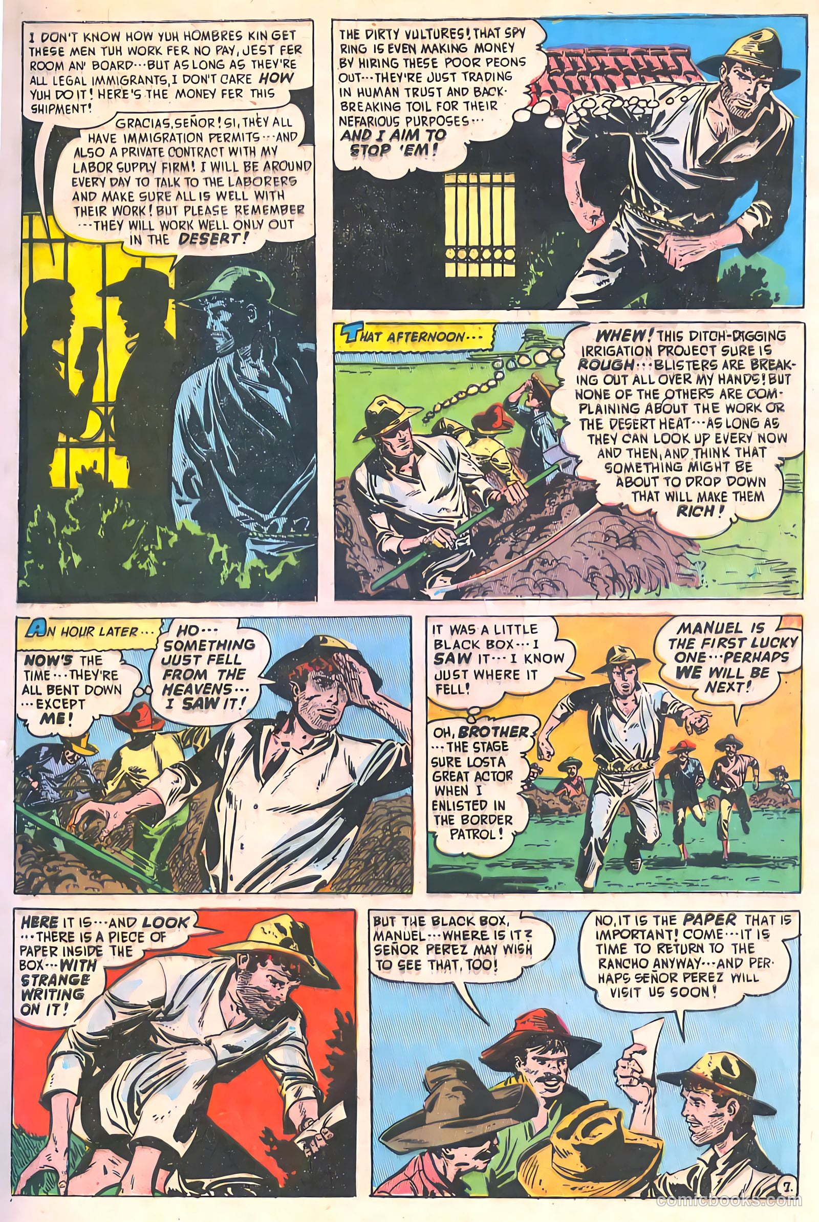 Spy-Hunters #8 (1950) — page 9 of 52