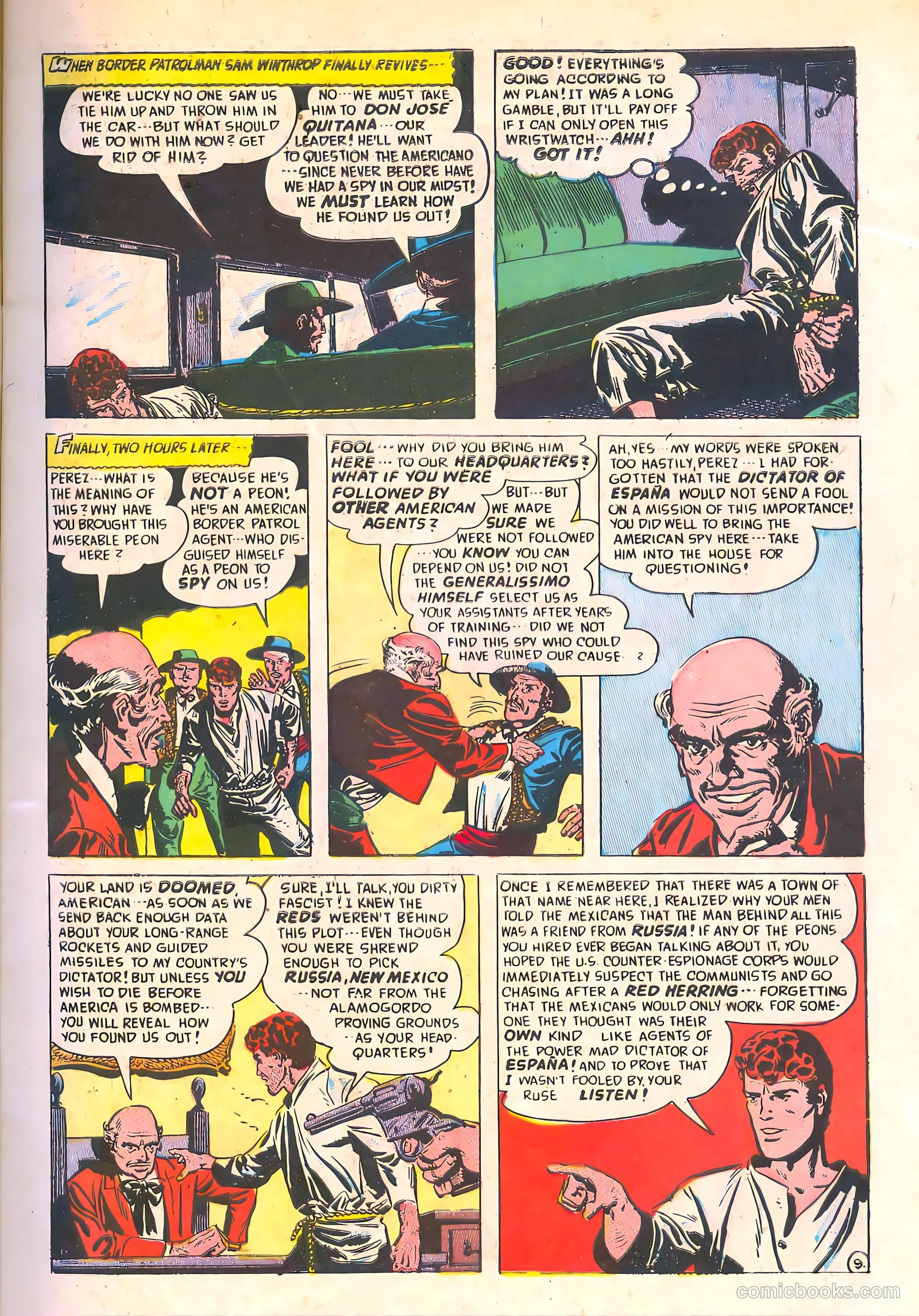Spy-Hunters #8 (1950) — page 11 of 52
