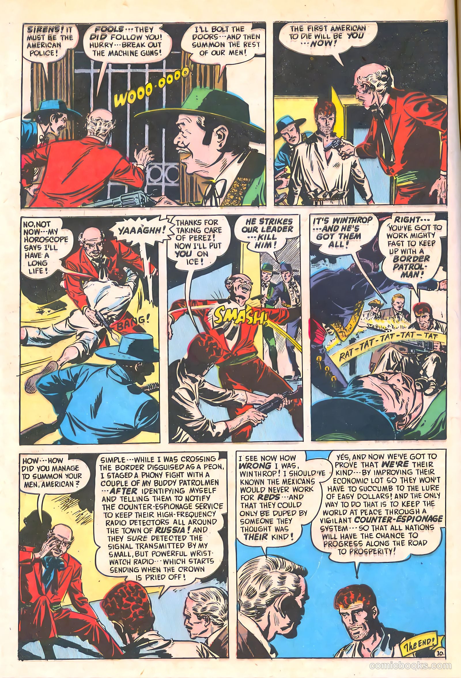 Spy-Hunters #8 (1950) — page 12 of 52