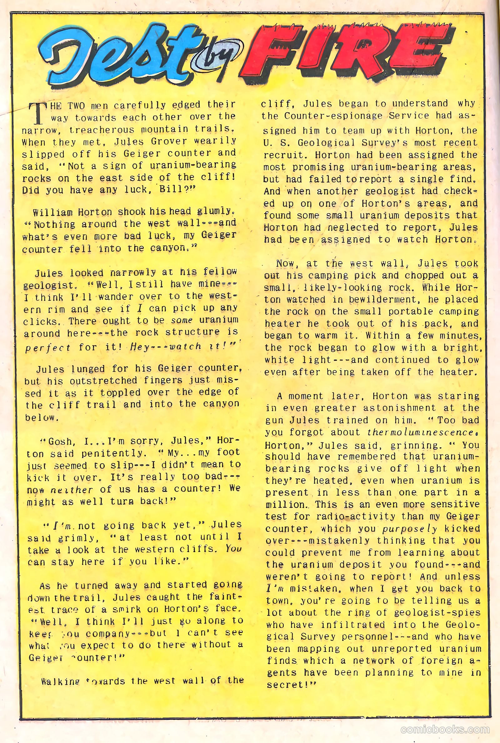 Spy-Hunters #8 (1950) — page 14 of 52