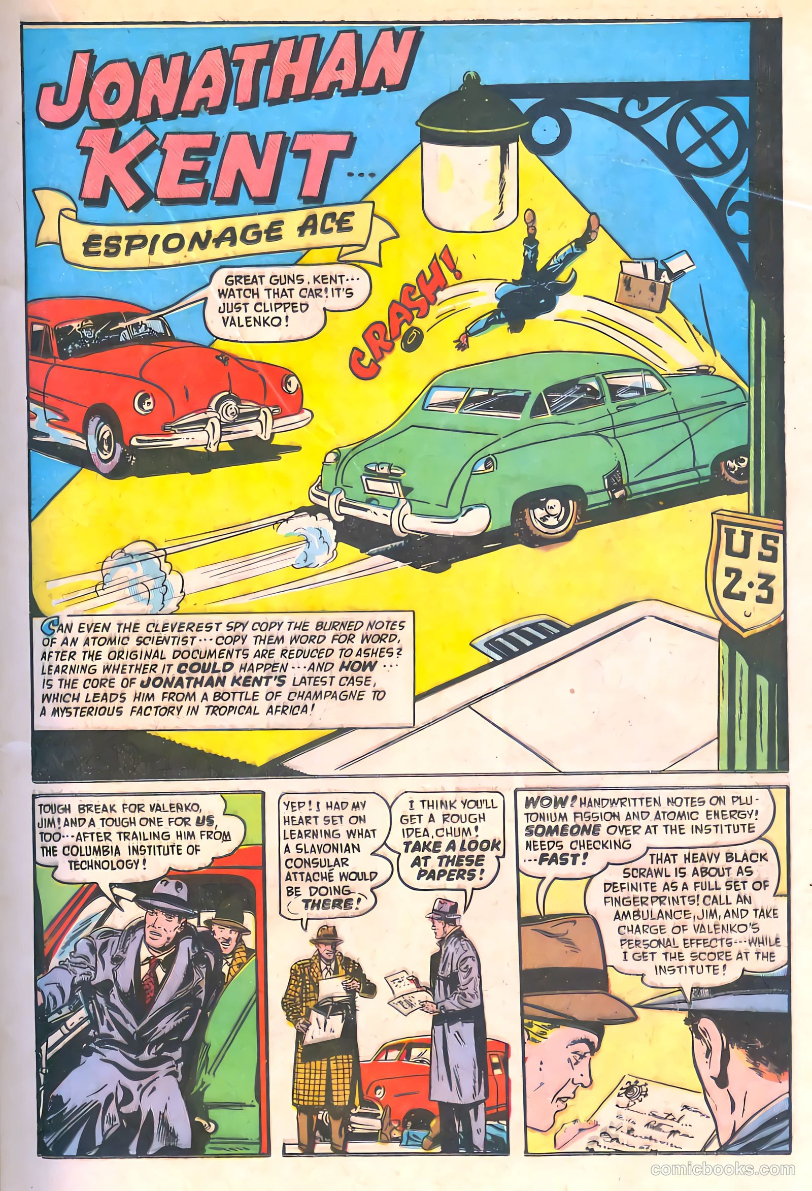 Spy-Hunters #8 (1950) — page 17 of 52