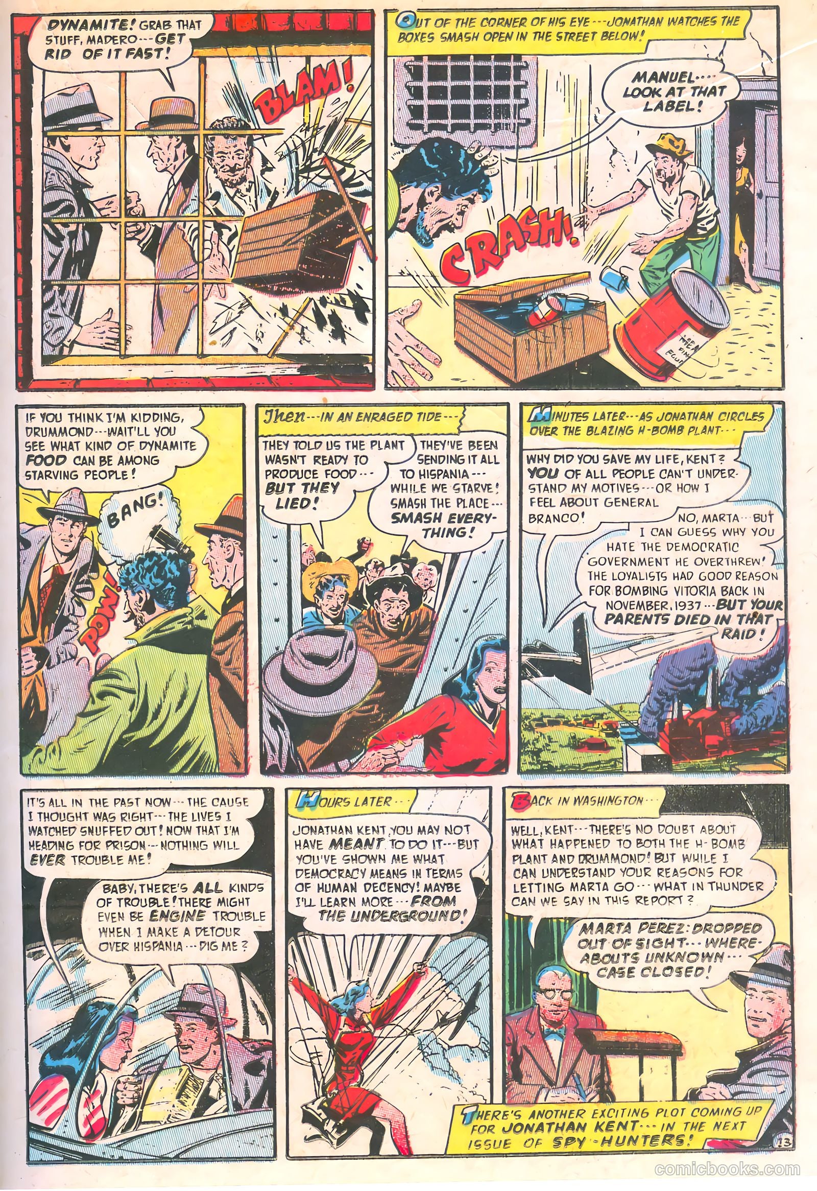 Spy-Hunters #8 (1950) — page 29 of 52