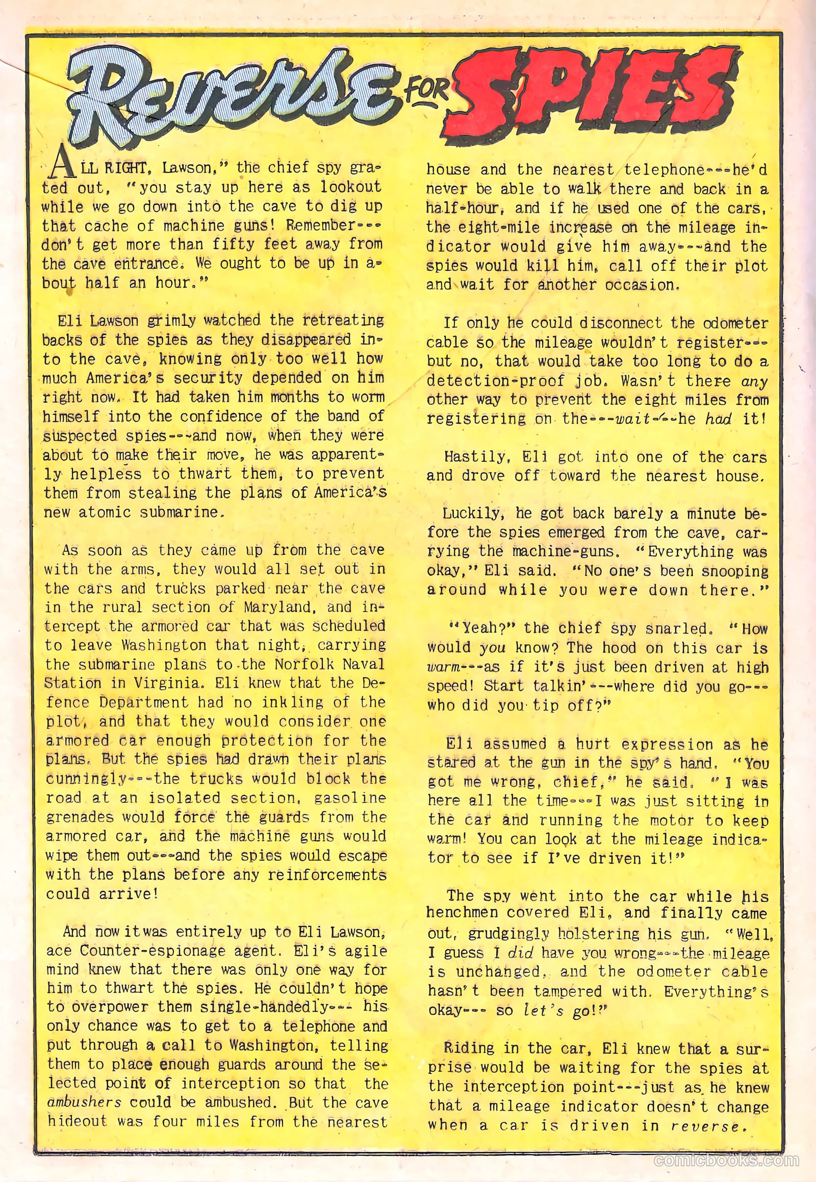 Spy-Hunters #8 (1950) — page 30 of 52