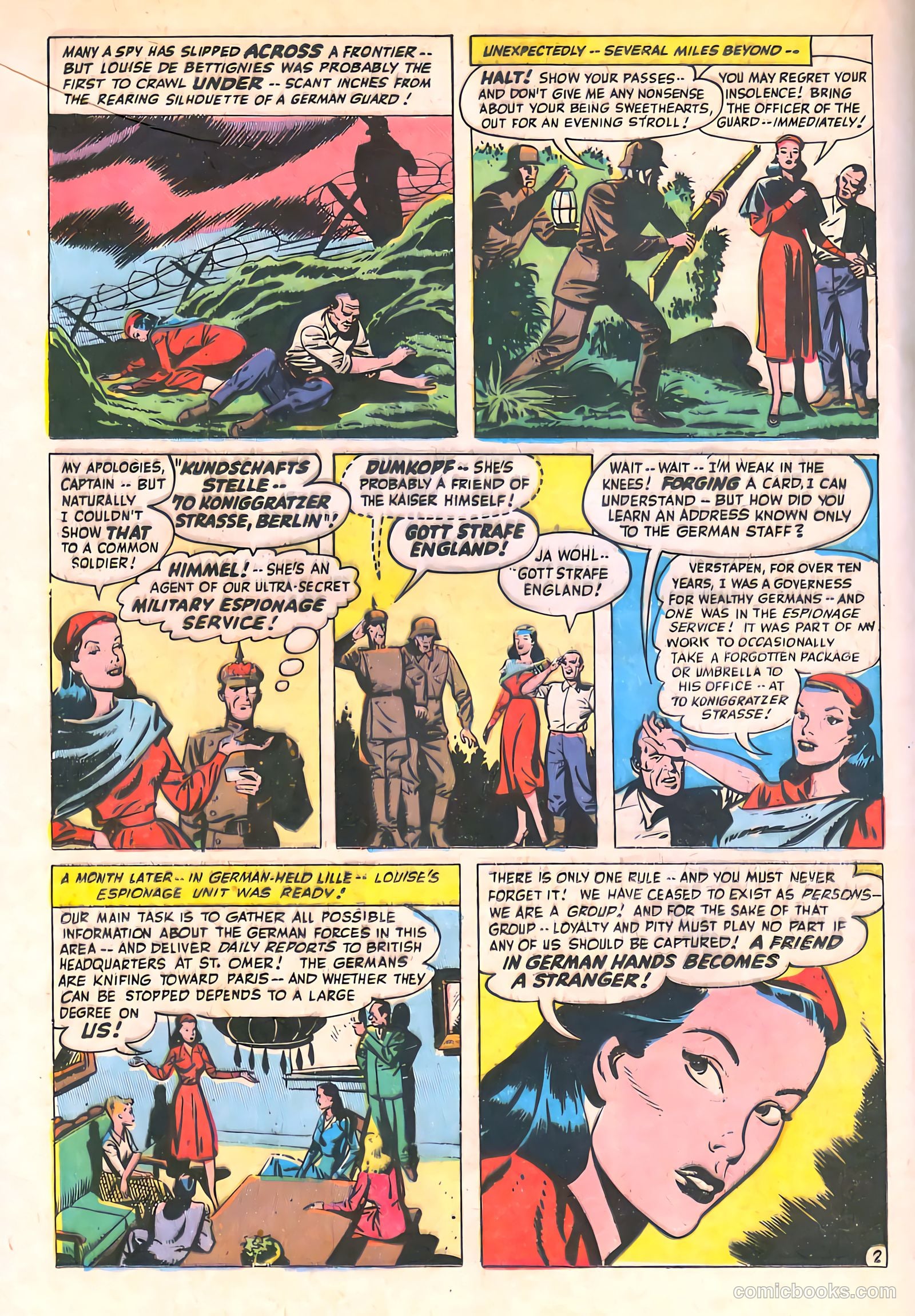 Spy-Hunters #8 (1950) — page 32 of 52