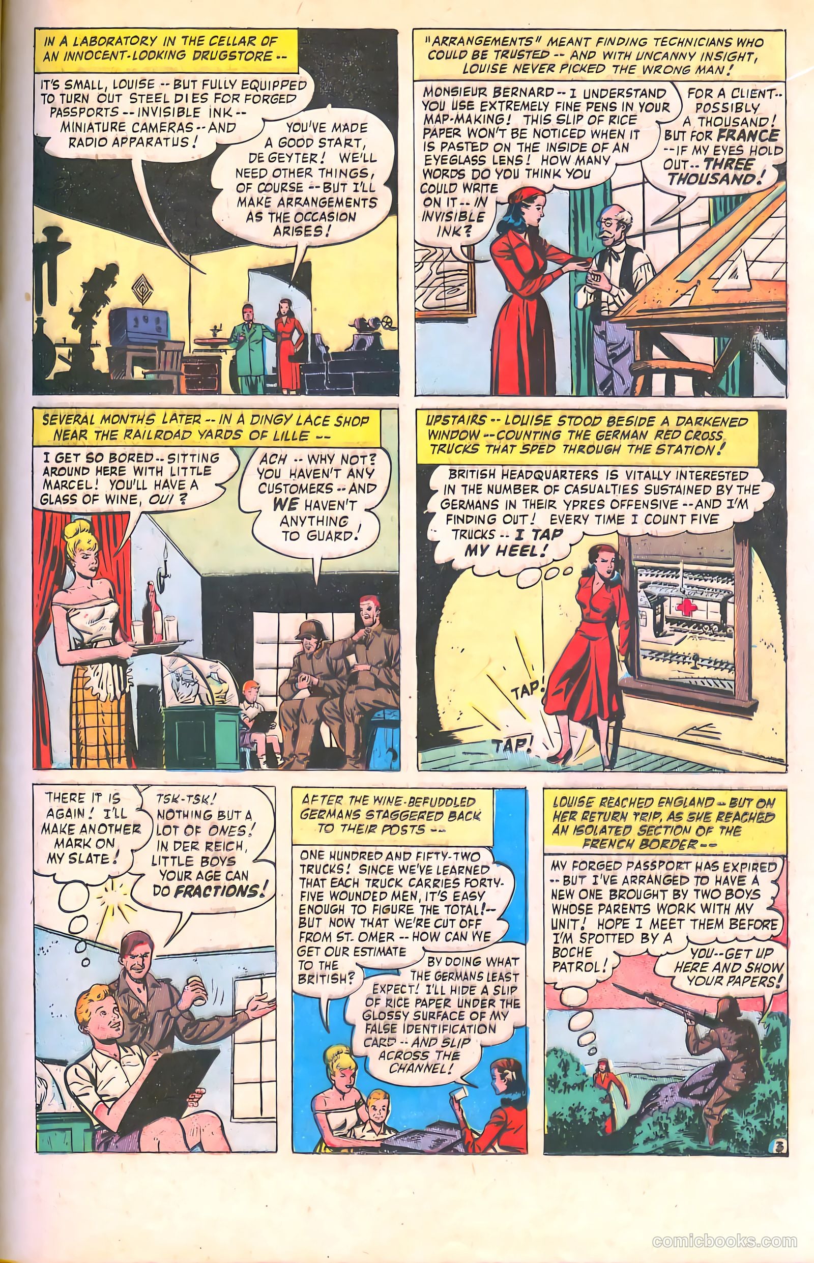 Spy-Hunters #8 (1950) — page 33 of 52
