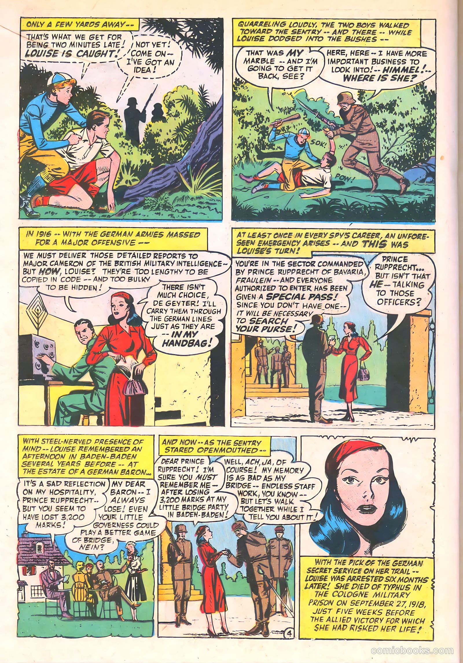 Spy-Hunters #8 (1950) — page 34 of 52