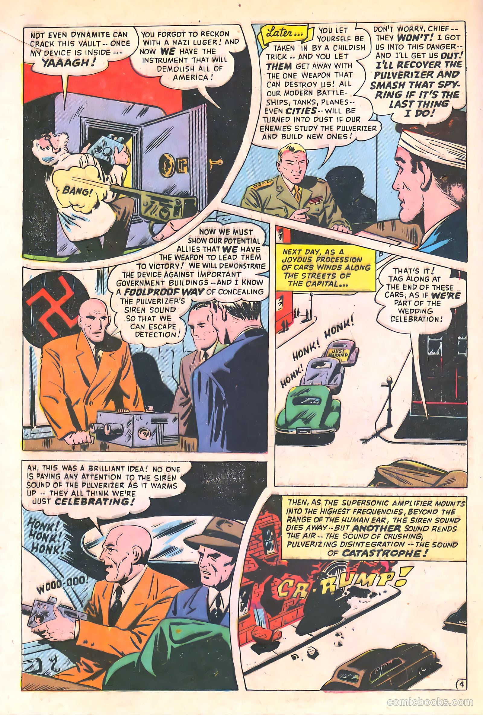 Spy-Hunters #8 (1950) — page 38 of 52