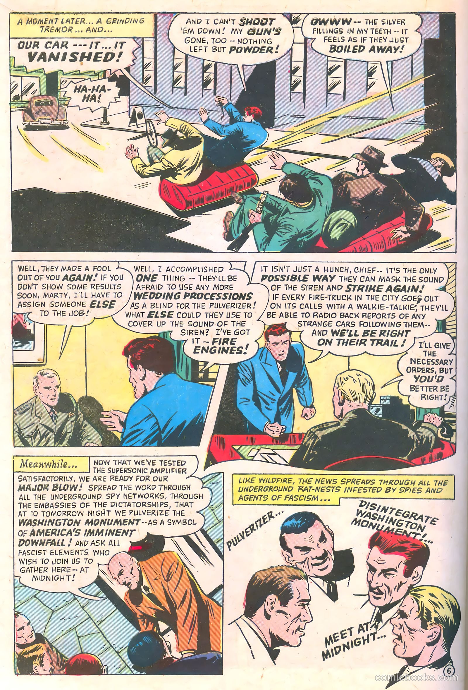 Spy-Hunters #8 (1950) — page 40 of 52