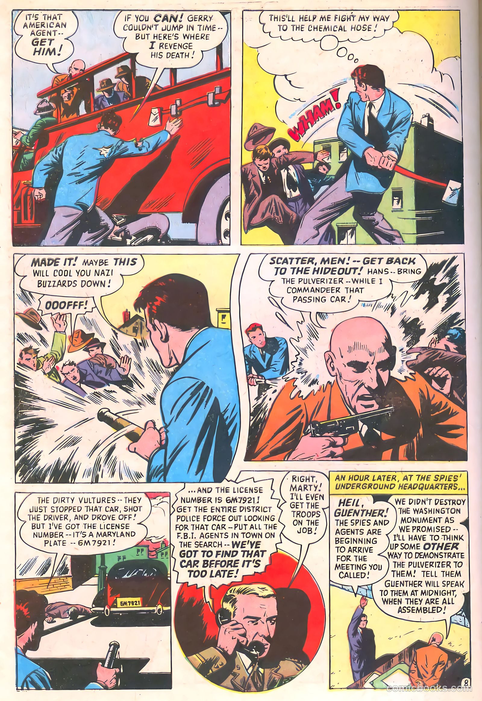 Spy-Hunters #8 (1950) — page 42 of 52