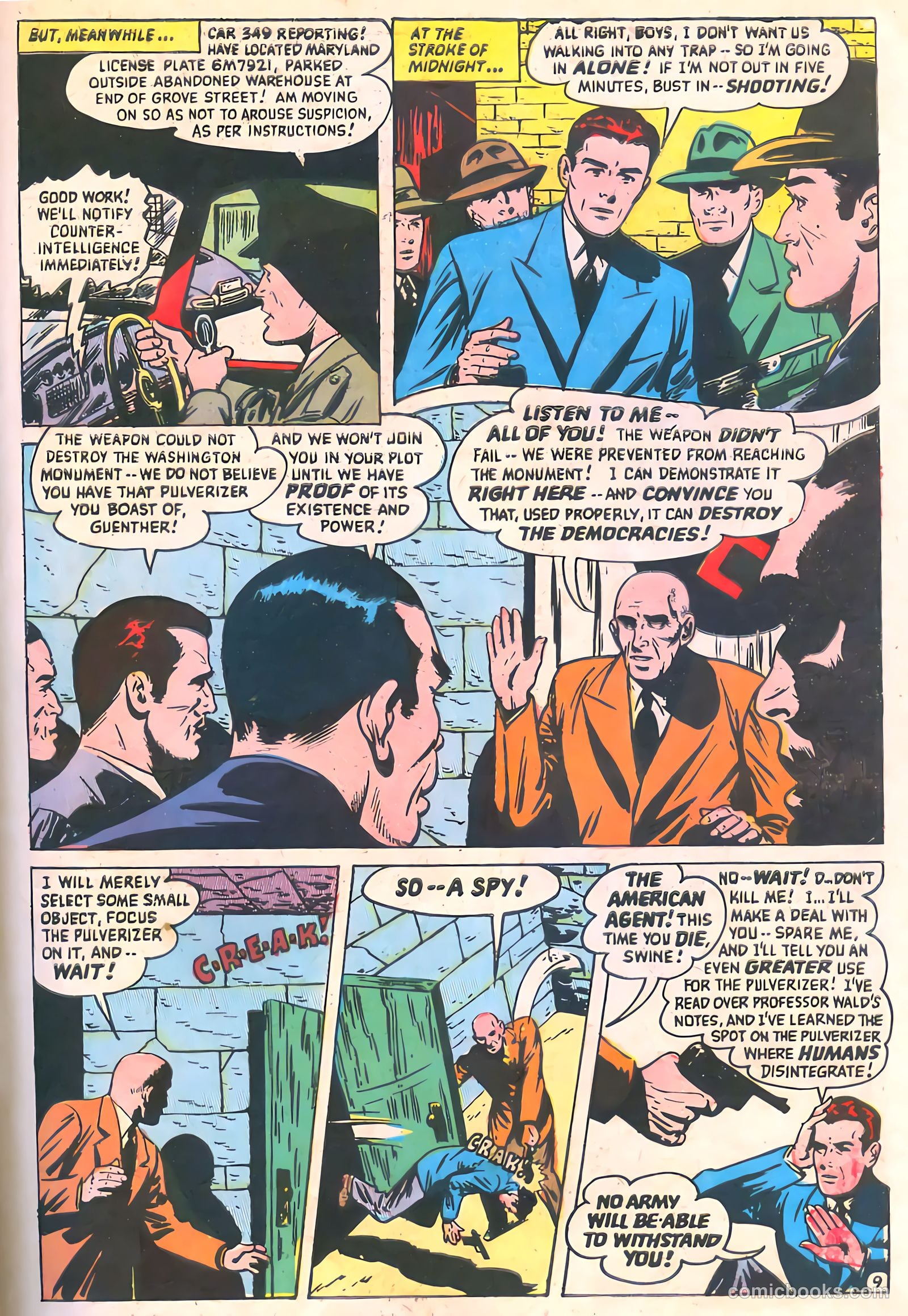 Spy-Hunters #8 (1950) — page 43 of 52