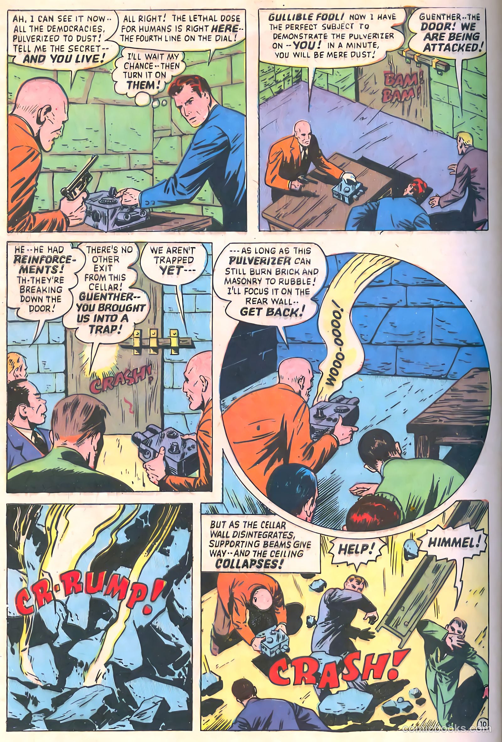 Spy-Hunters #8 (1950) — page 44 of 52