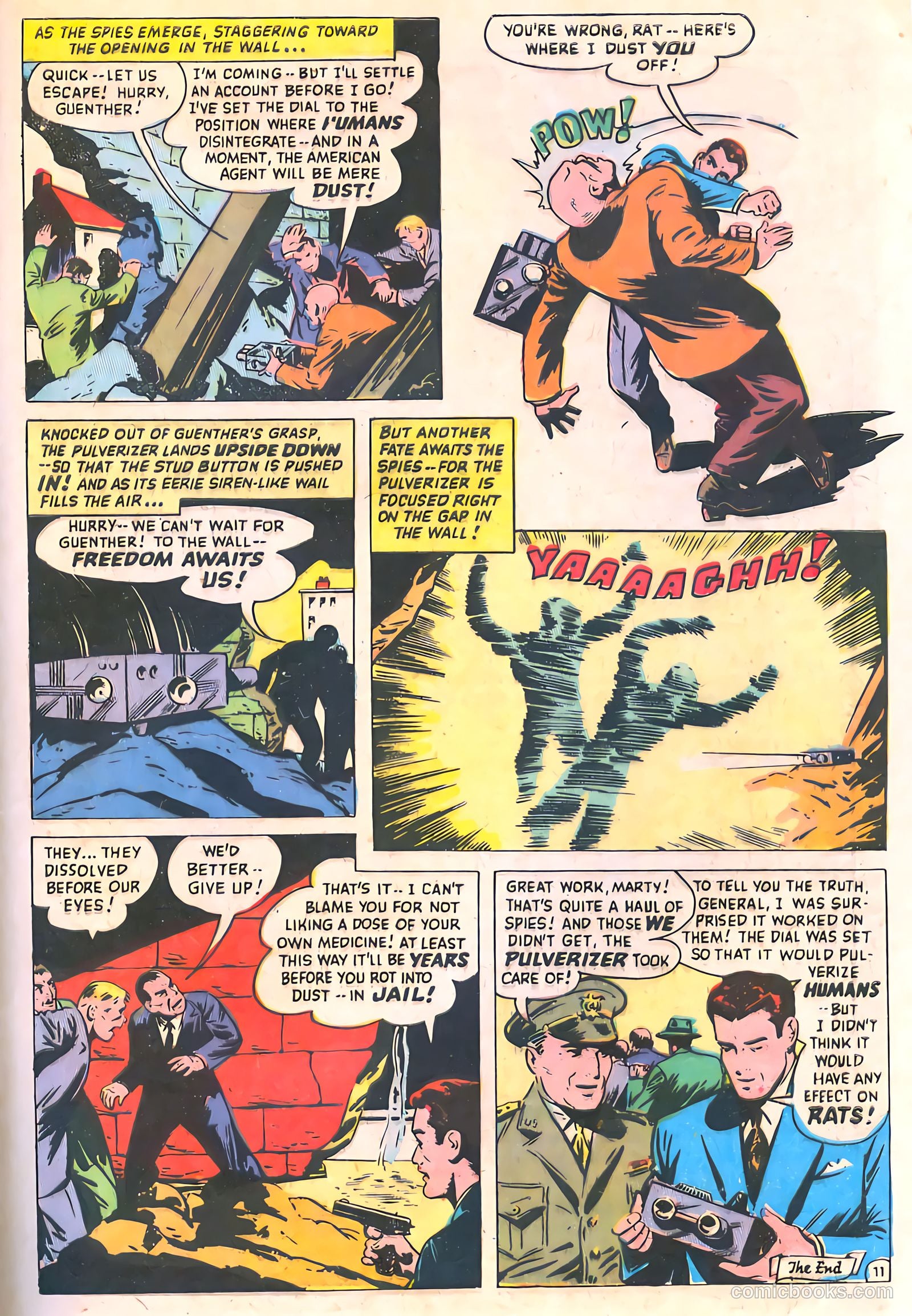 Spy-Hunters #8 (1950) — page 45 of 52
