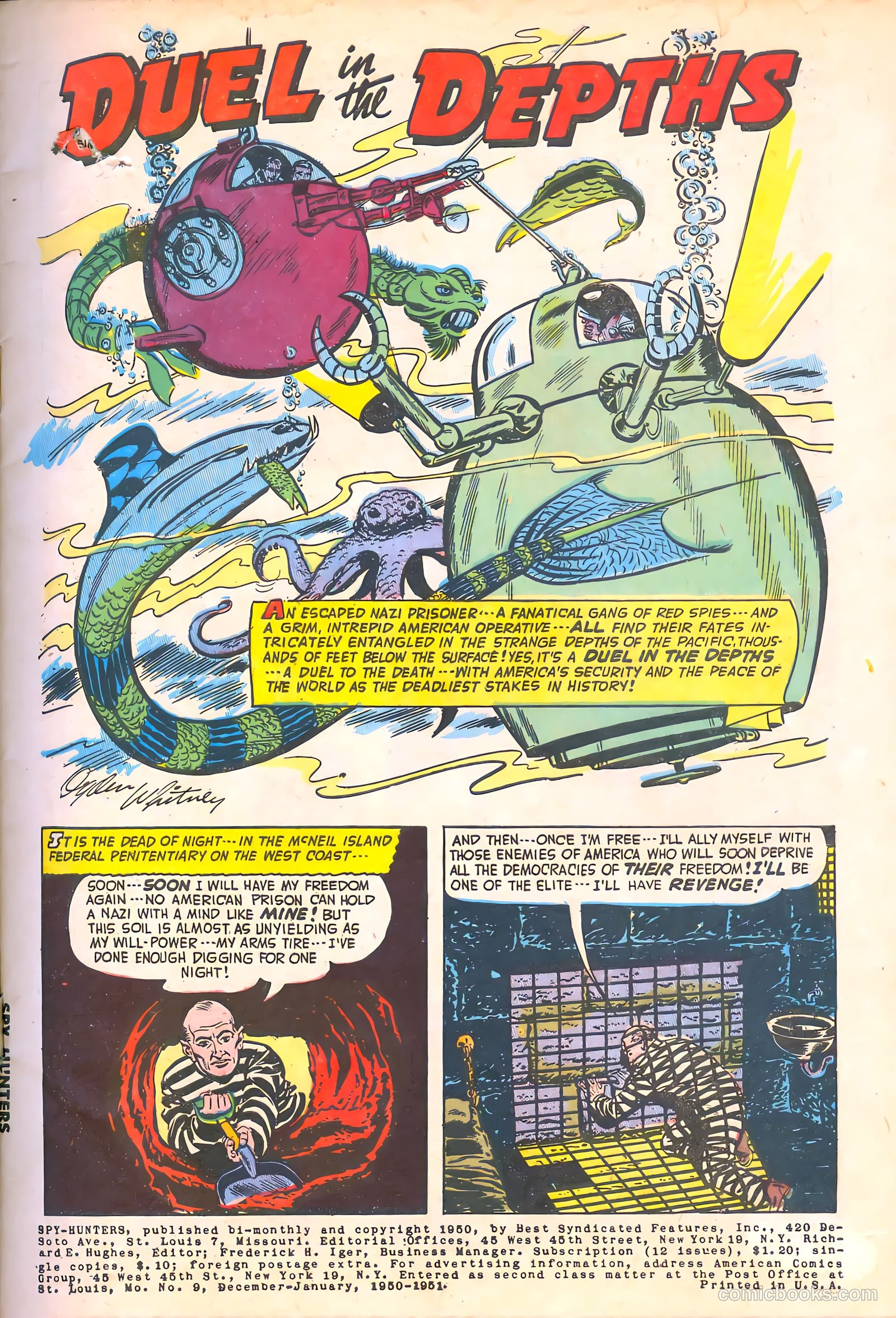 Spy-Hunters #9 (1950) — page 3 of 52