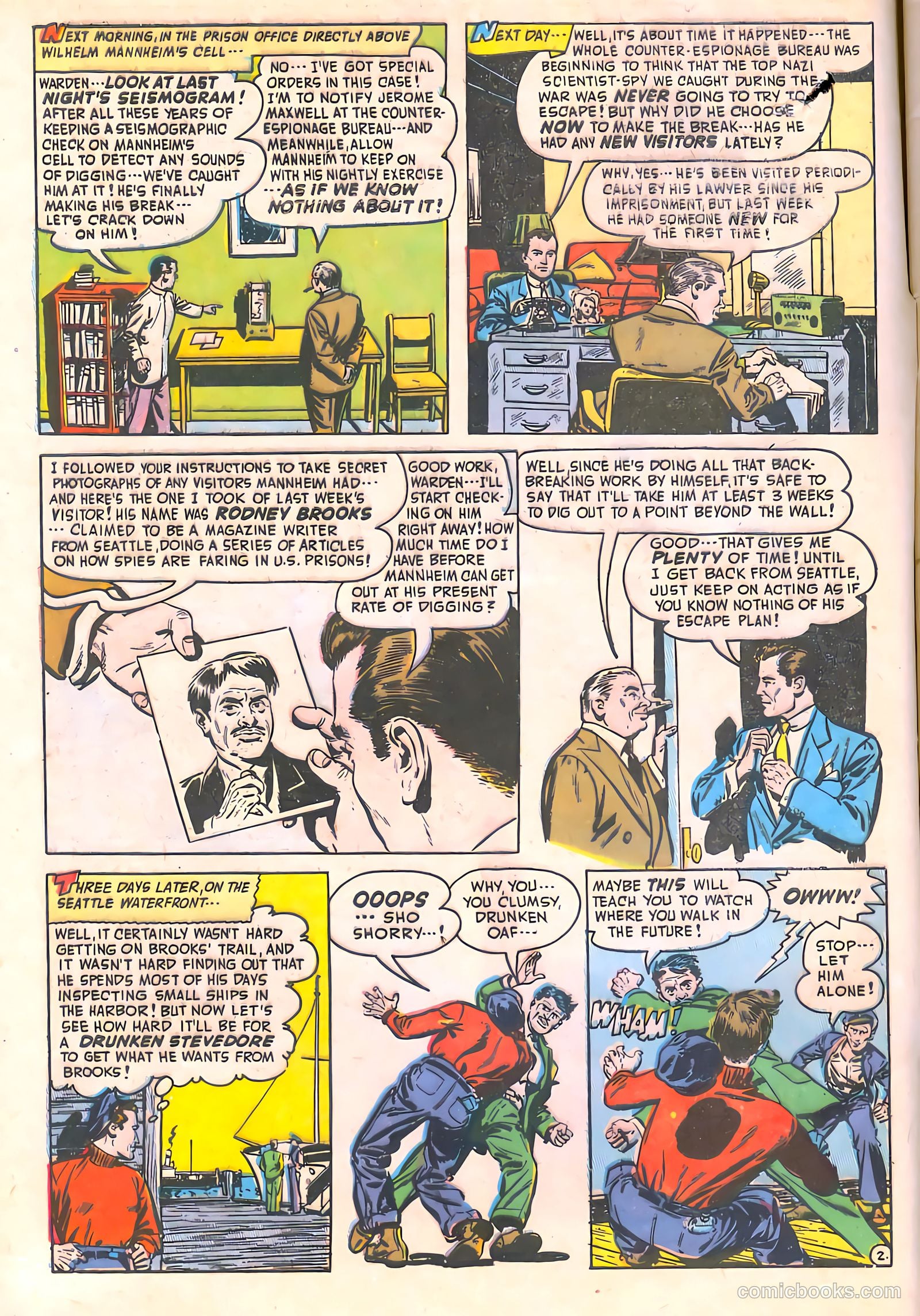 Spy-Hunters #9 (1950) — page 4 of 52