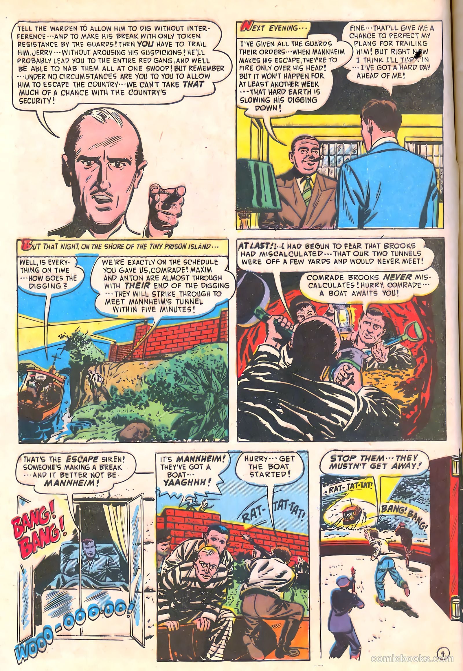 Spy-Hunters #9 (1950) — page 6 of 52