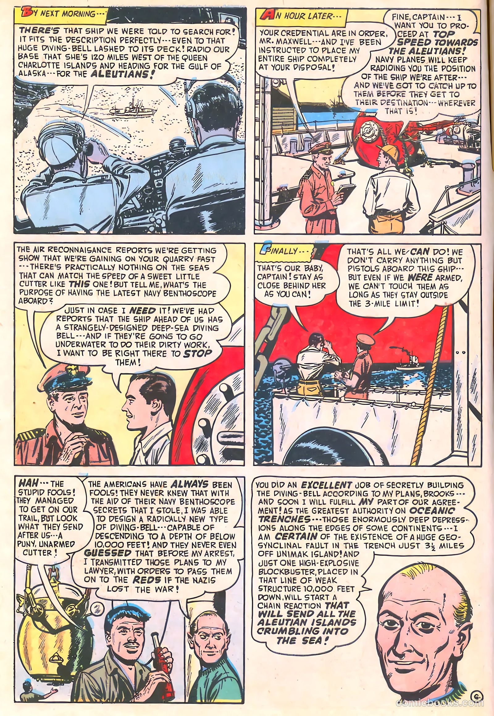 Spy-Hunters #9 (1950) — page 8 of 52