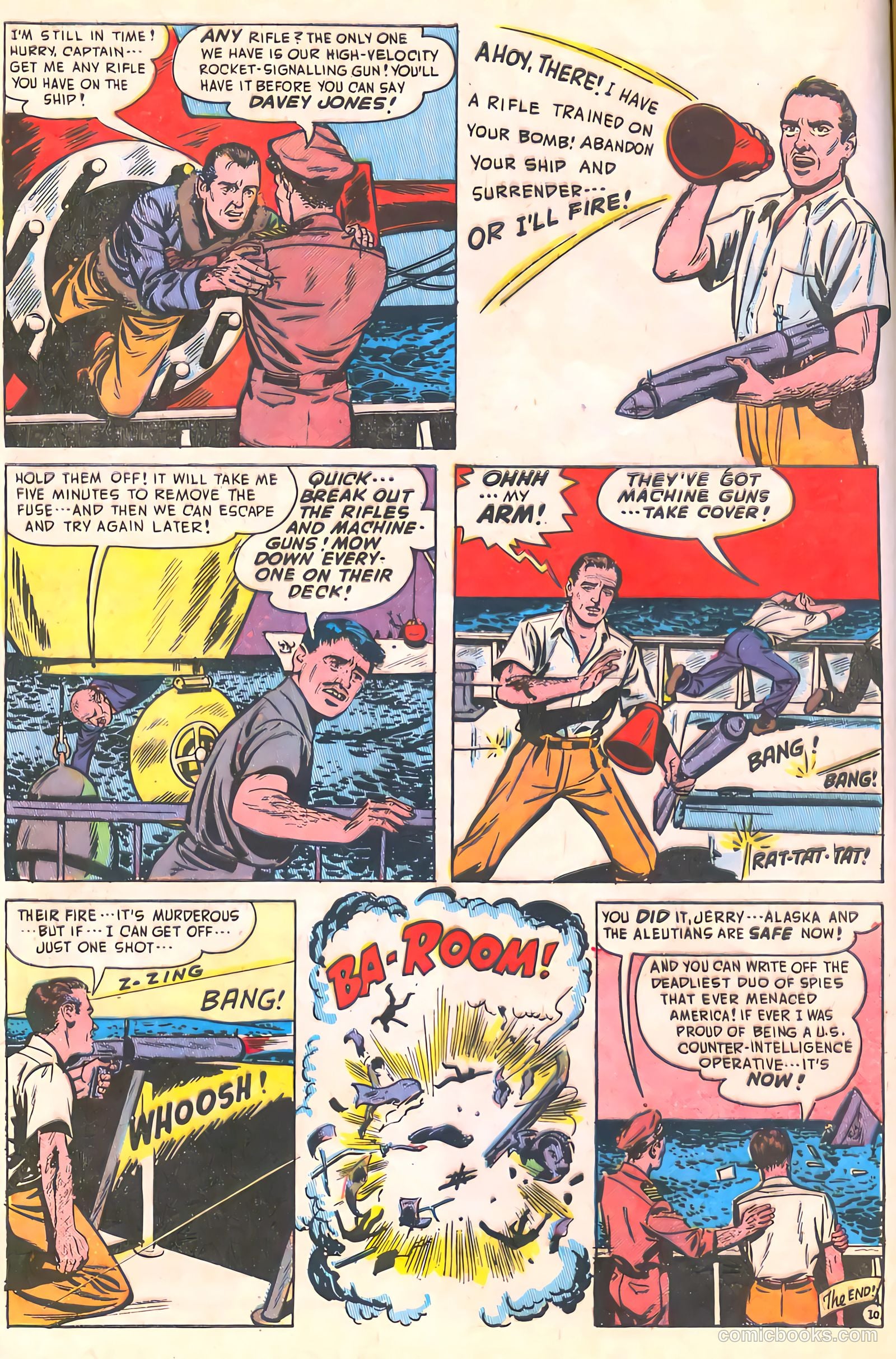 Spy-Hunters #9 (1950) — page 12 of 52