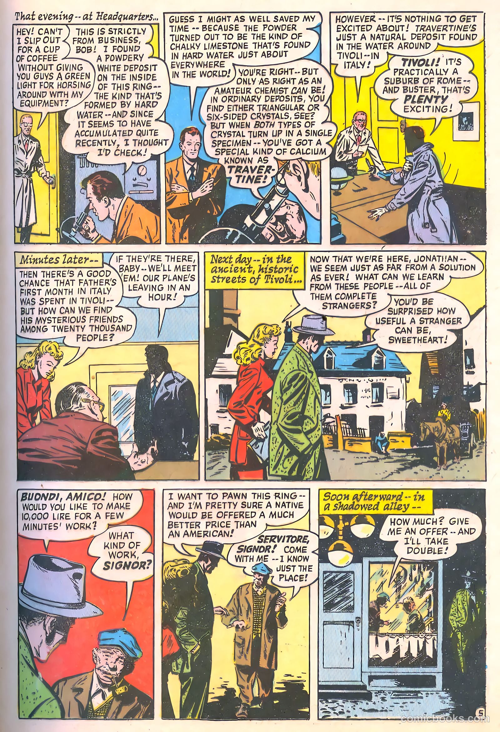 Spy-Hunters #9 (1950) — page 19 of 52