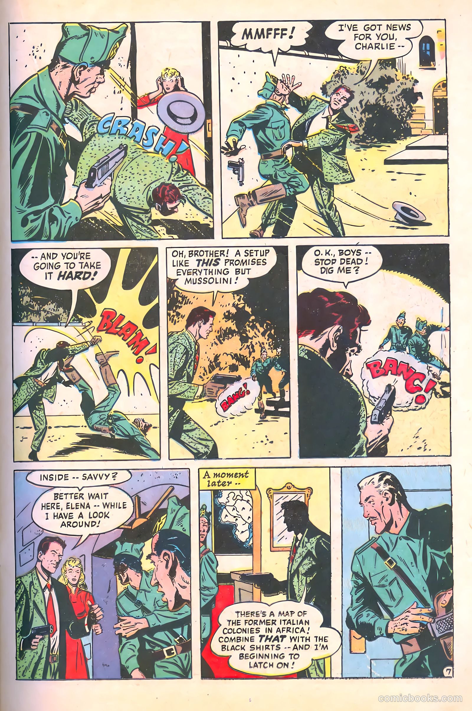 Spy-Hunters #9 (1950) — page 21 of 52
